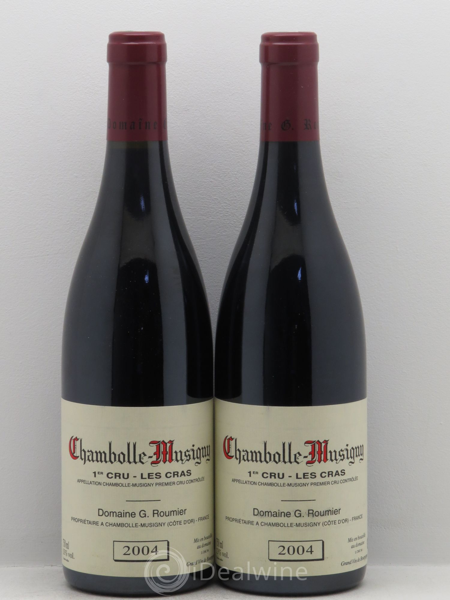 Chambolle-Musigny 1er Cru Les Cras Georges Roumier (Domaine) 2004 - Lot de 2 bouteilles - 0