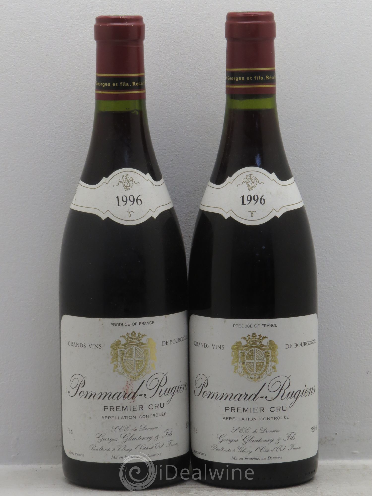 Pommard 1er Cru Domaine Glantenay 1996 - Lot de 2 bouteilles - 0