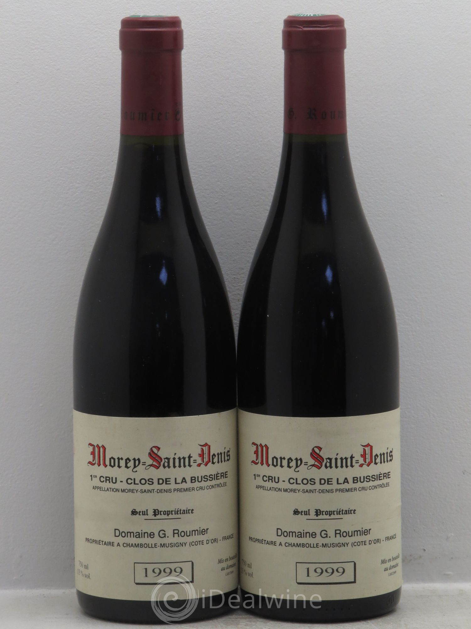 Morey-Saint-Denis 1er Cru Clos de la Bussière Georges Roumier (Domaine) 1999 - Lot de 2 bouteilles - 0