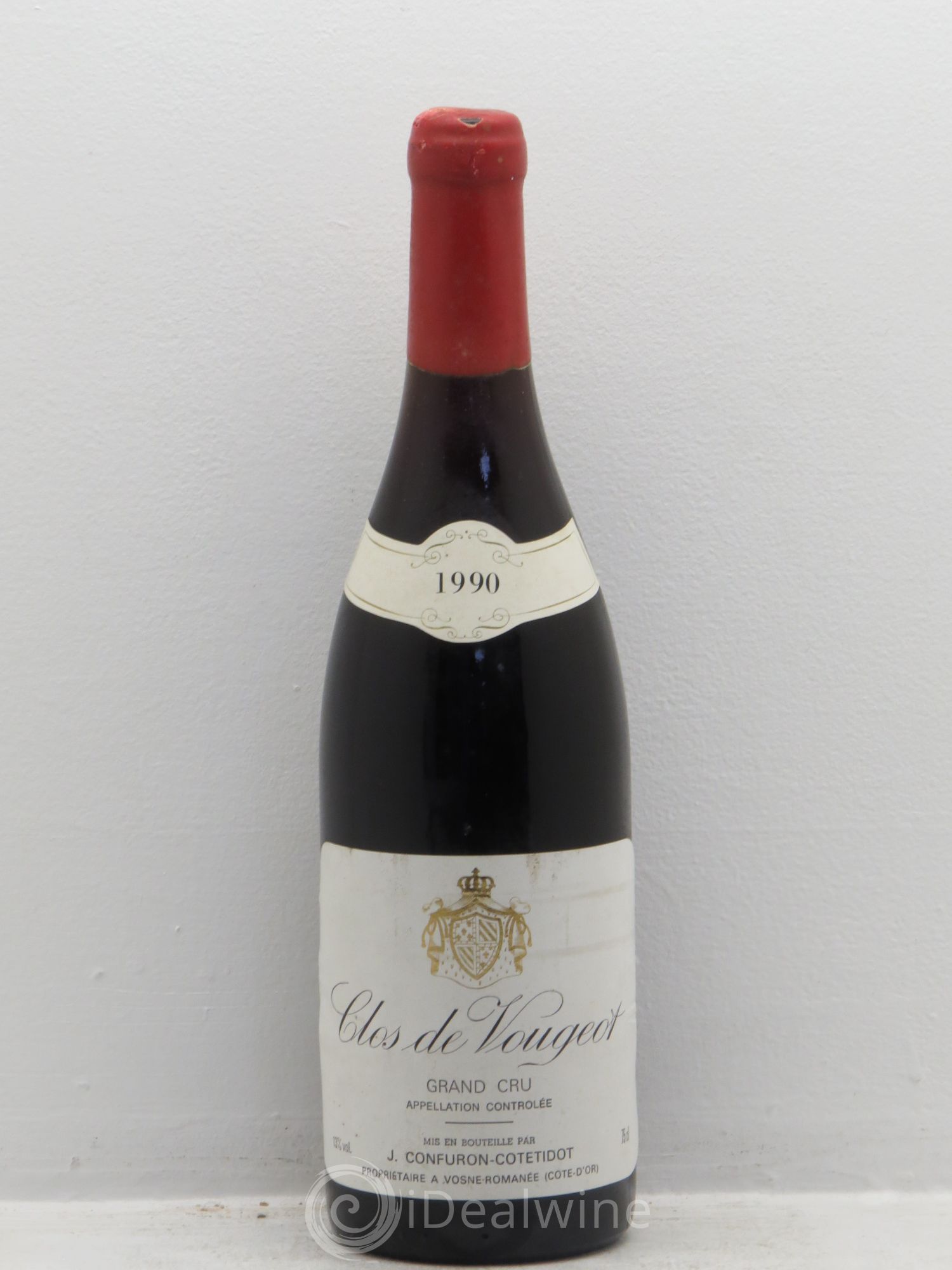 Clos de Vougeot Grand Cru Confuron-Cotetidot 1990 - Lot de 1 bouteille - 0