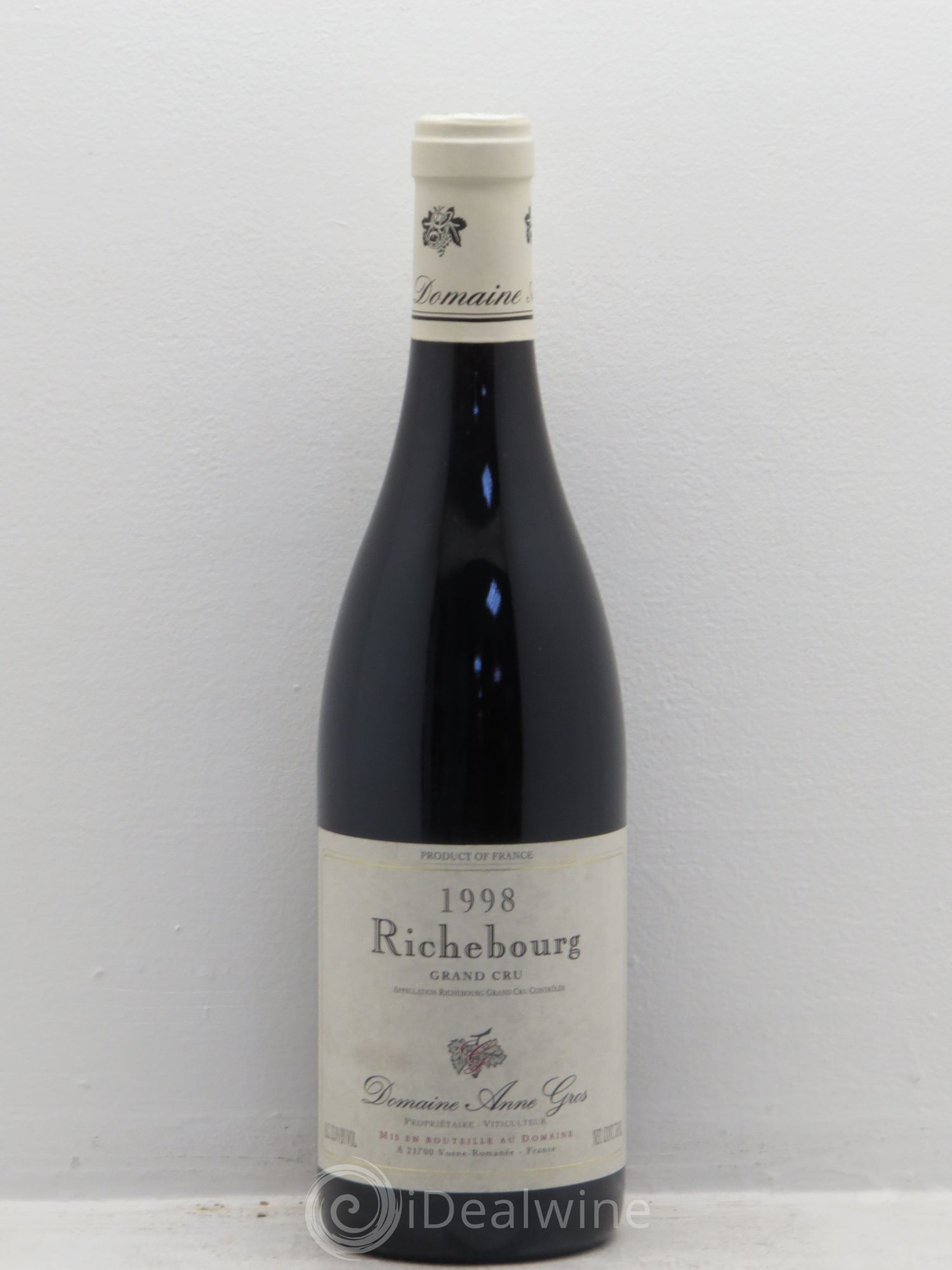 Richebourg Grand Cru Anne Gros 1998 - Lot de 1 bouteille - 0