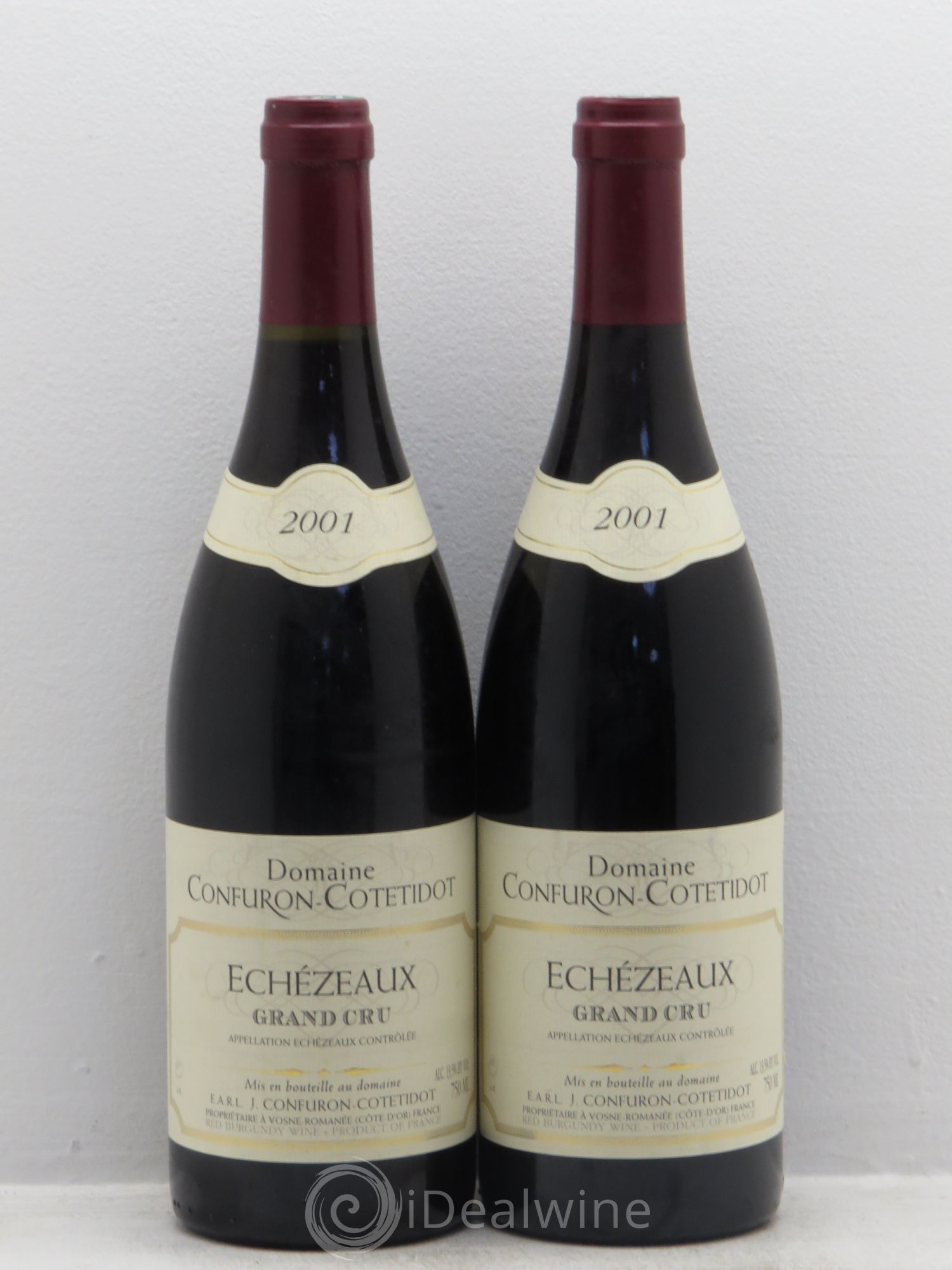 Echezeaux Grand Cru Confuron-Cotetidot 2001 - Lot de 2 bouteilles - 0