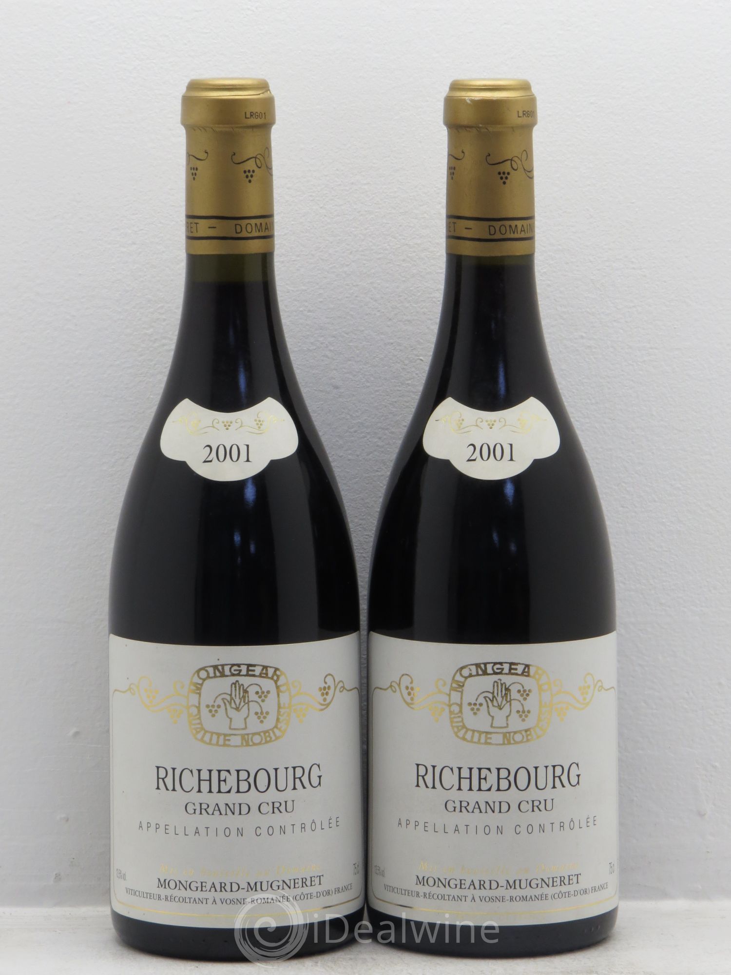 Richebourg Grand Cru Mongeard-Mugneret (Domaine) 2001 - Lot de 2 bouteilles - 0
