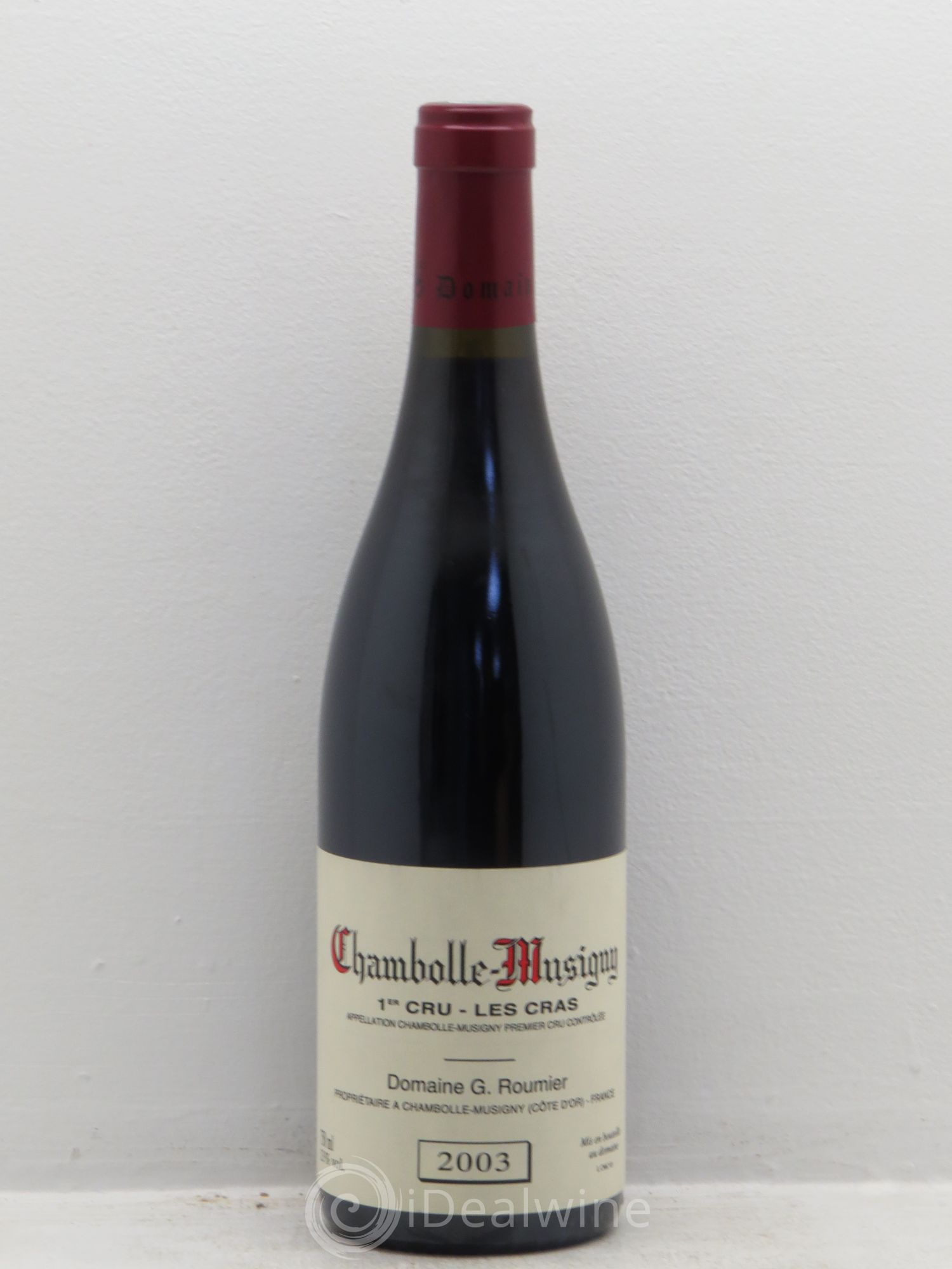 Chambolle-Musigny 1er Cru Les Cras Georges Roumier (Domaine) 2003 - Lot de 1 bouteille - 0