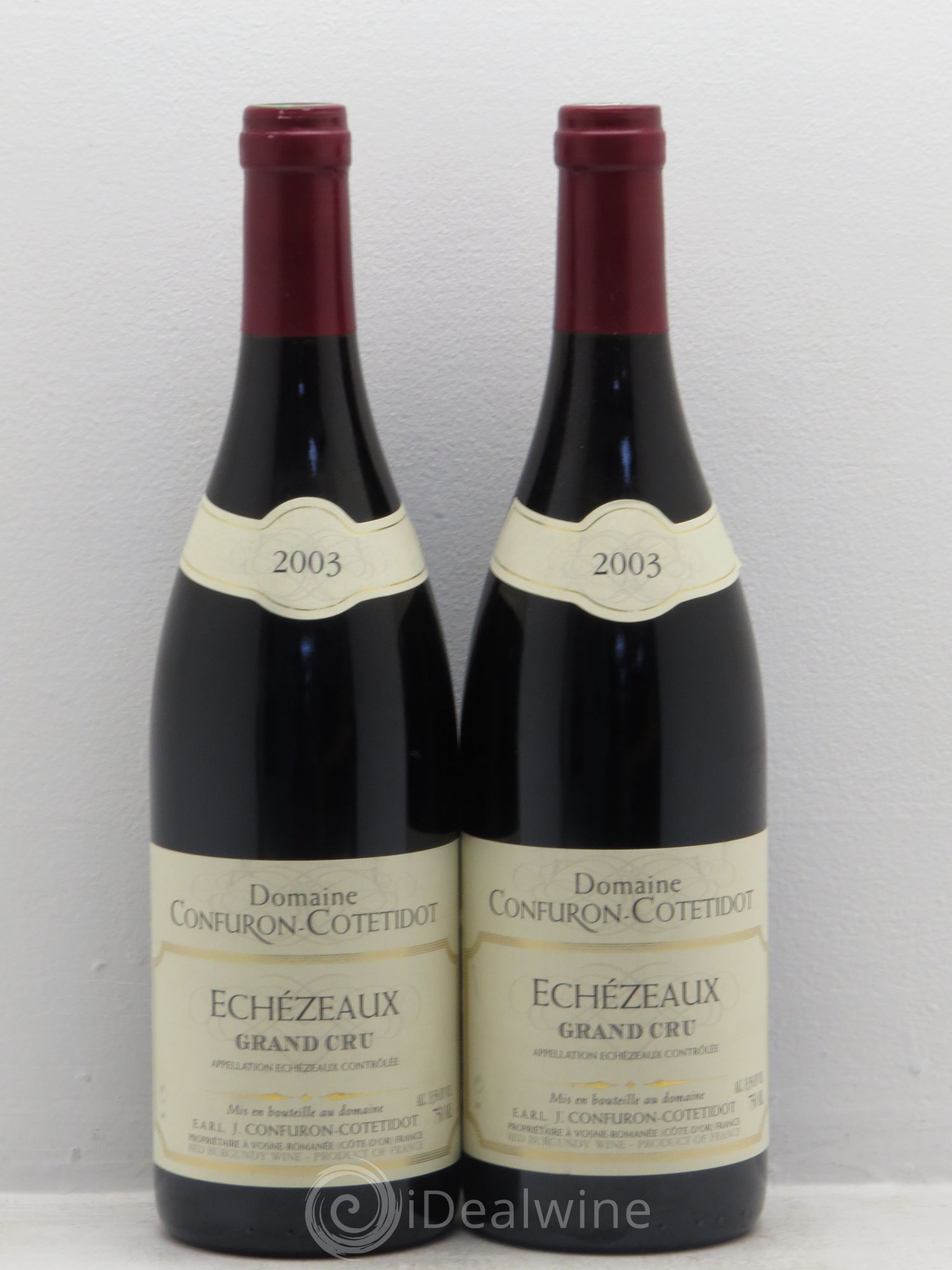 Echezeaux Grand Cru Confuron-Cotetidot 2003 - Lot de 2 bouteilles - 0