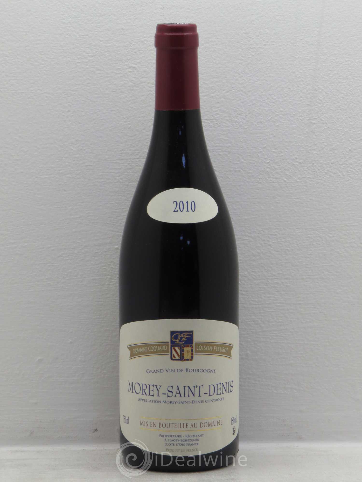 Morey-Saint-Denis Coquart Loison Fleurot 2010 - Lot de 6 bouteilles - 0