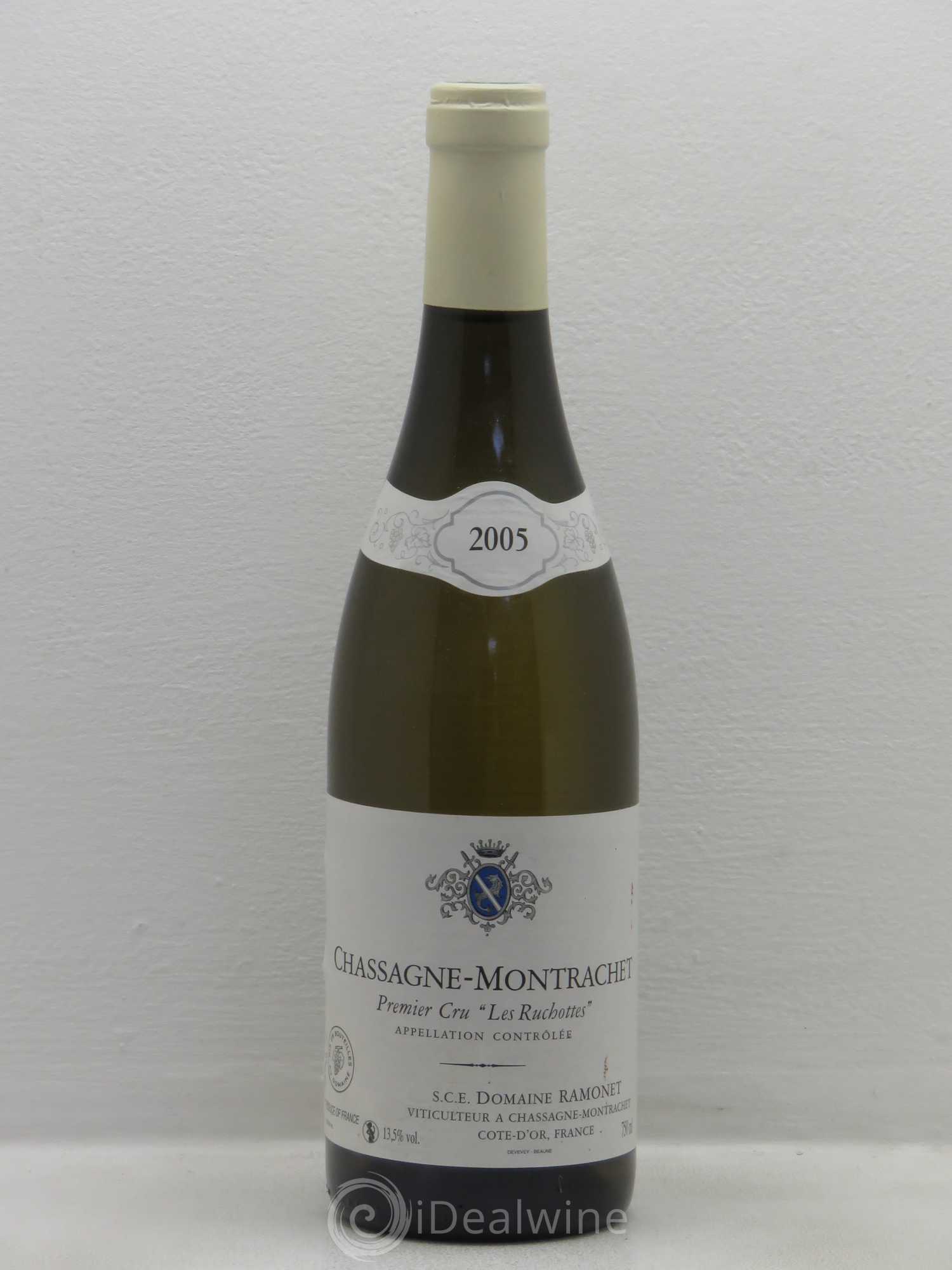 Chassagne-Montrachet 1er Cru Les Ruchottes Ramonet (Domaine) 2005 - Lot de 1 bouteille - 0