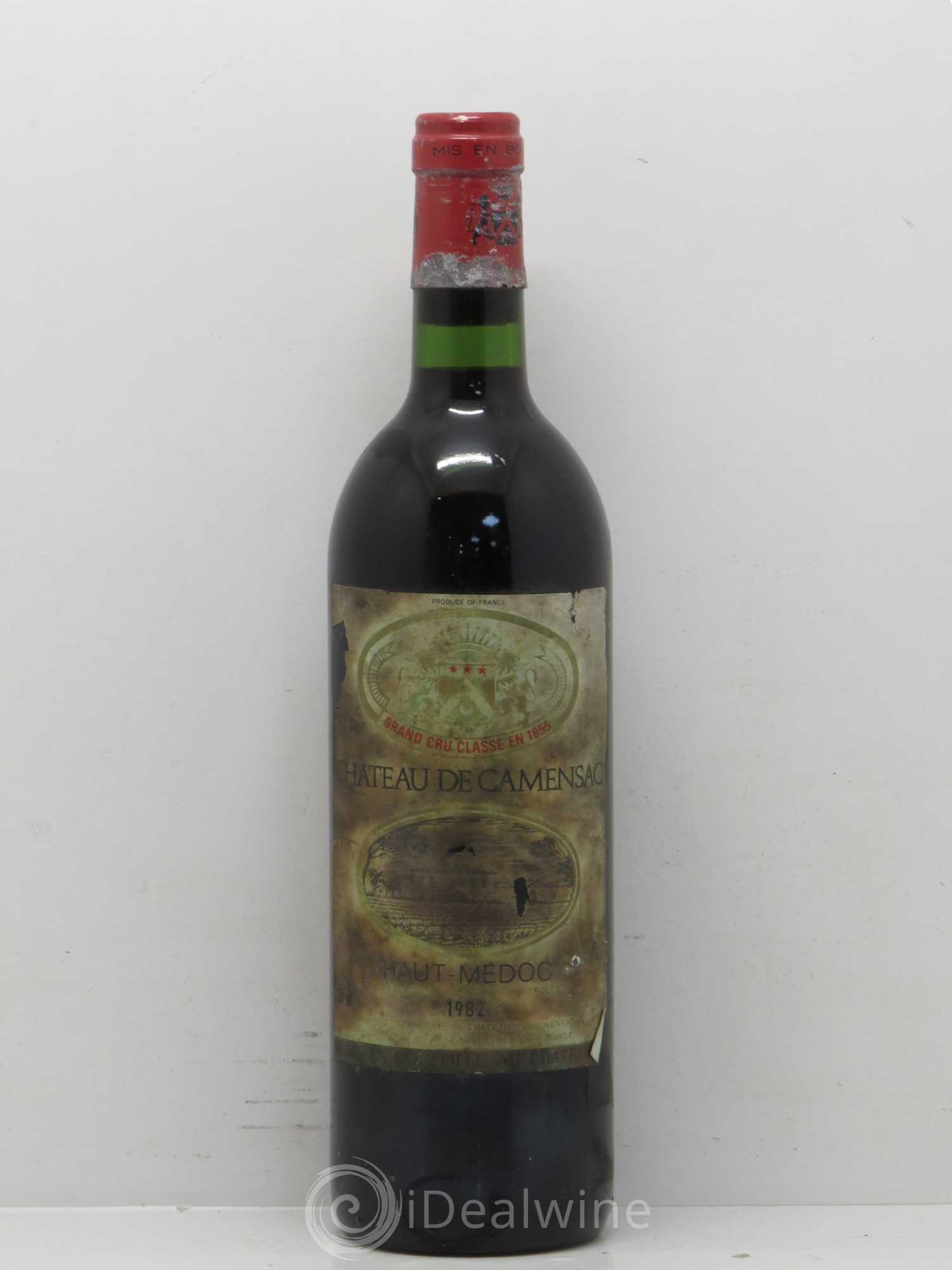Château Camensac 5ème Grand Cru Classé 1982 - Lot de 1 bouteille - 0