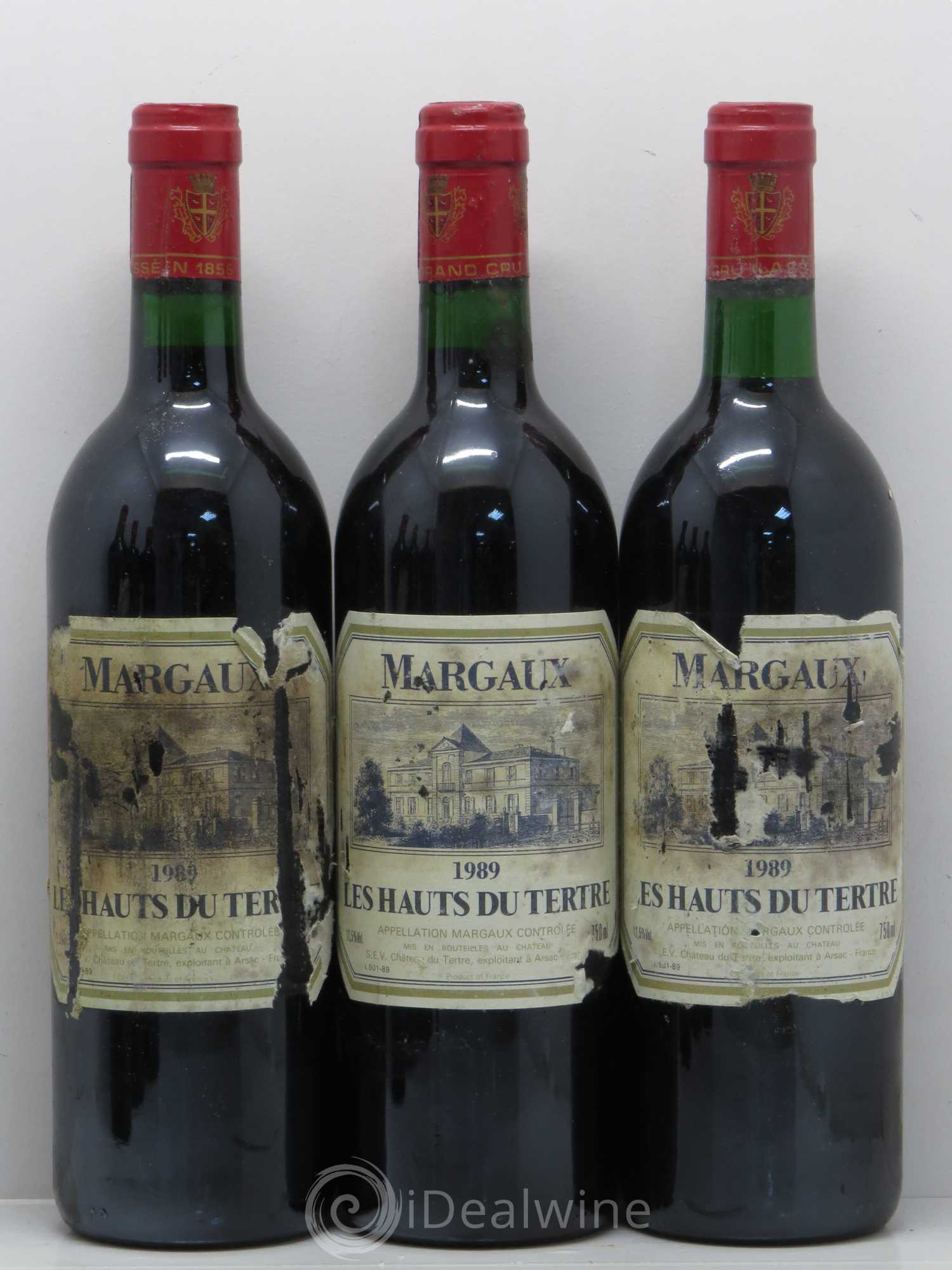 Les Hauts du Tertre 1989 - Lot de 6 bouteilles - 1
