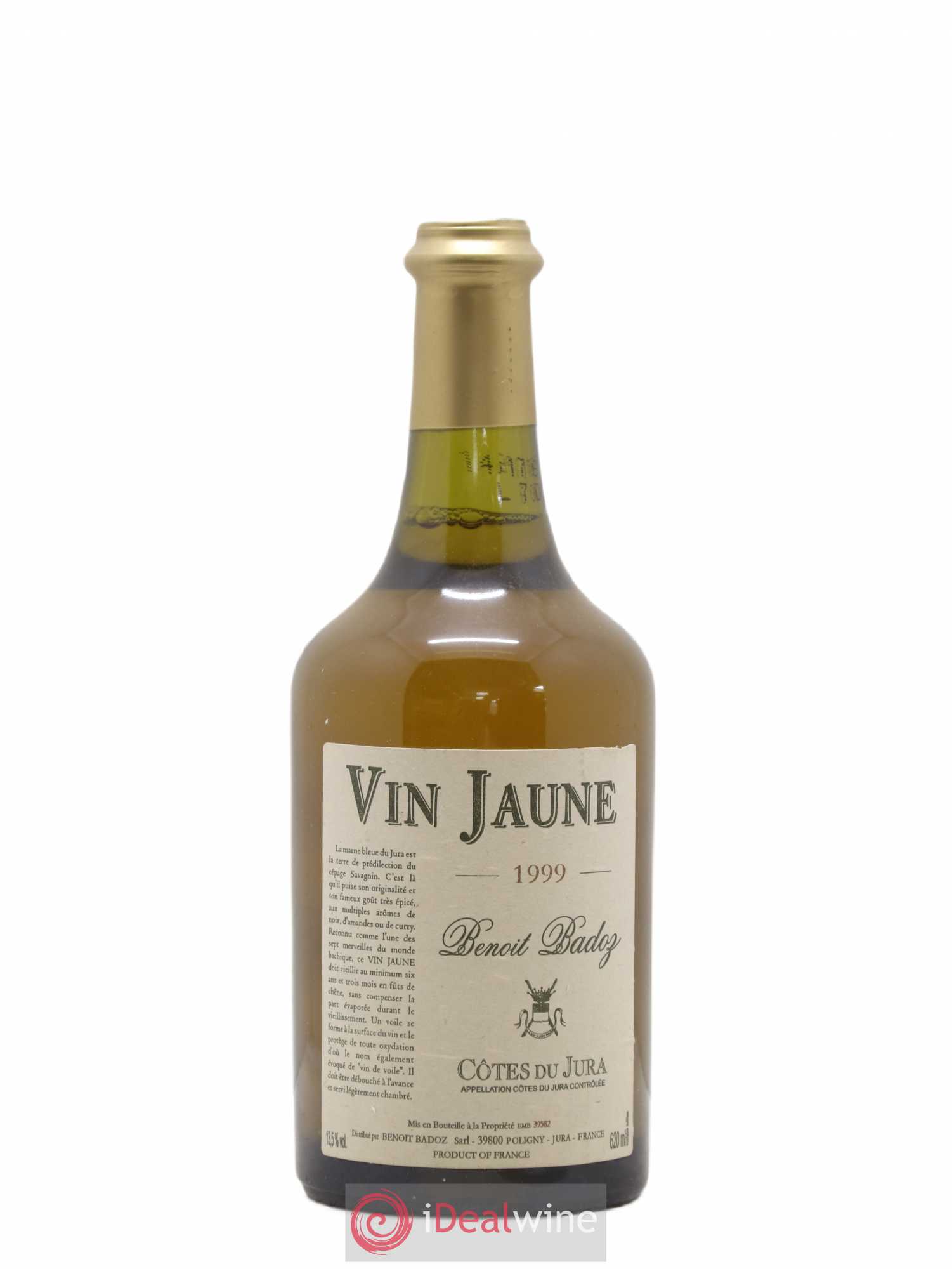 Côtes du Jura Vin Jaune Badoz 1999 - Posten von 1 Flasche - 0