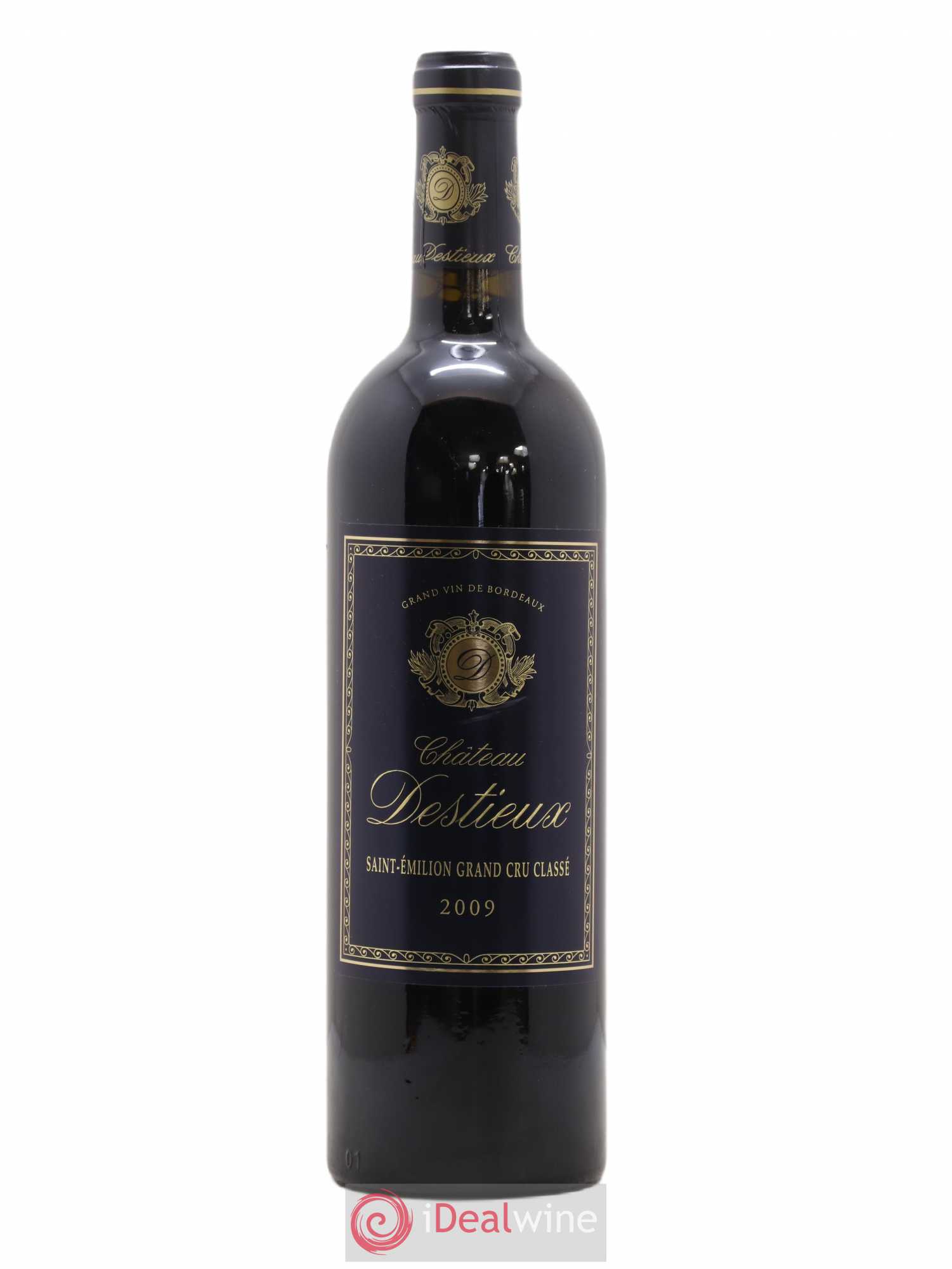 Château Destieux Grand Cru Classé 2009 - Lot de 1 bouteille - 0