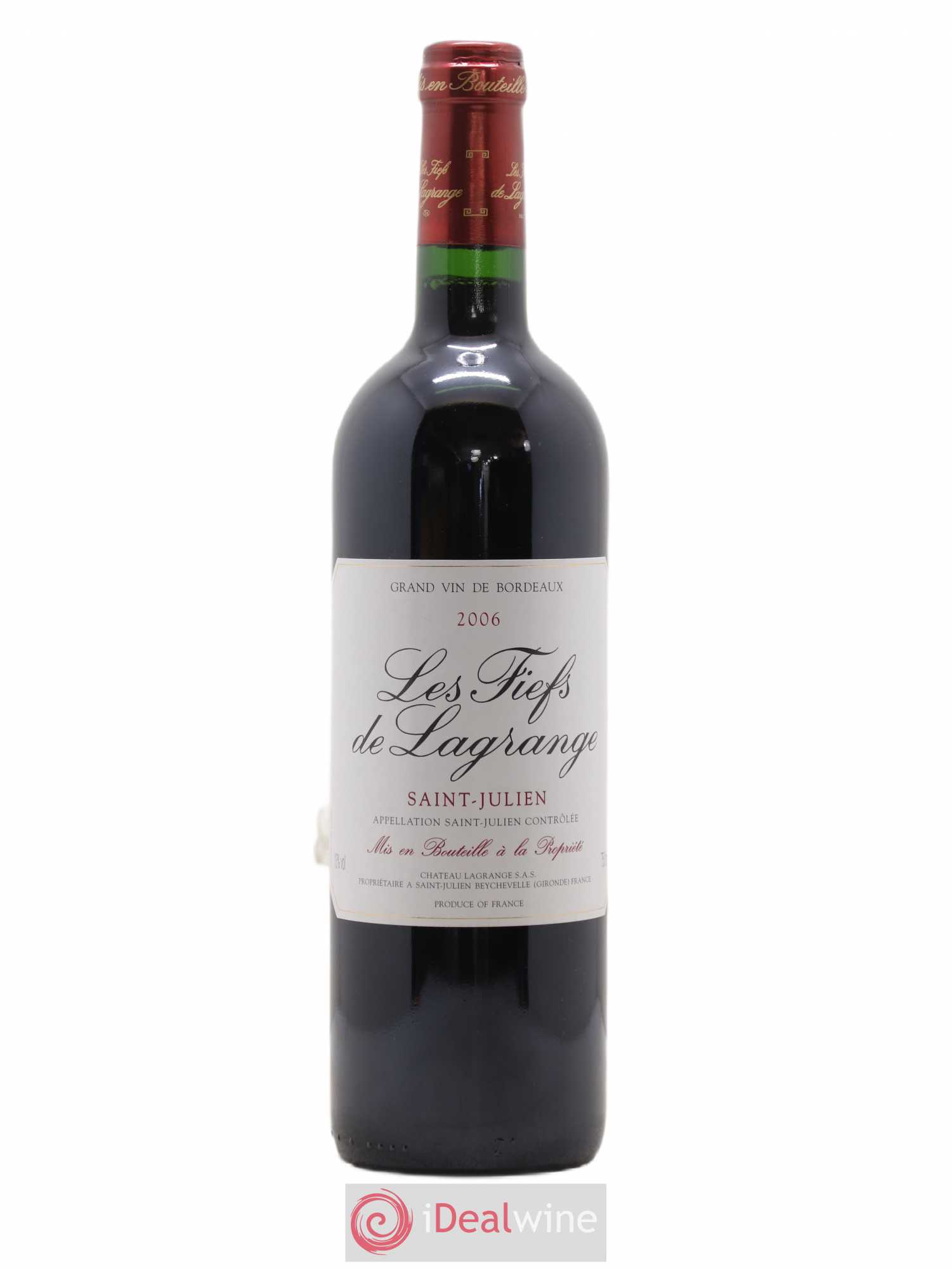 Les Fiefs de Lagrange Second Vin 2006 - Lot de 1 bouteille - 0