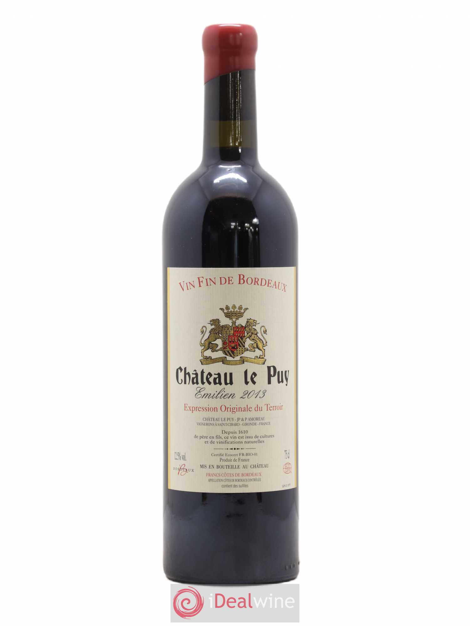 Le Puy - Cuvée Emilien 2013 - Lot de 1 bouteille - 0