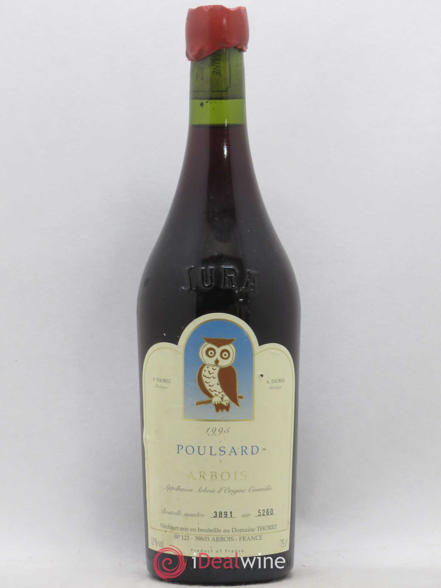 Arbois Poulsard Thorez 1995 - Posten von 1 Flasche - 0