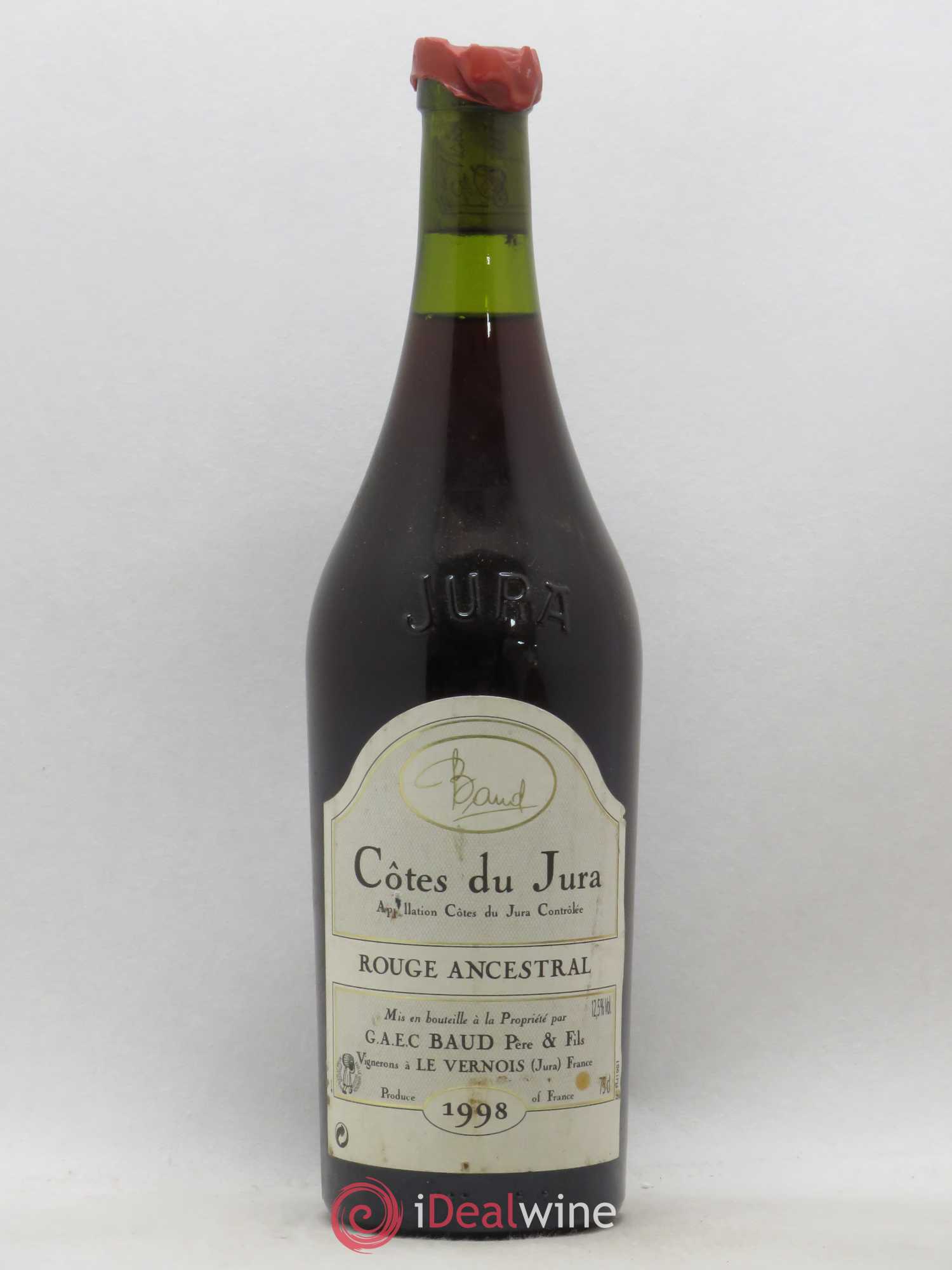 Côtes du Jura Ancestral Baud 1998 - Lot de 1 bouteille - 0