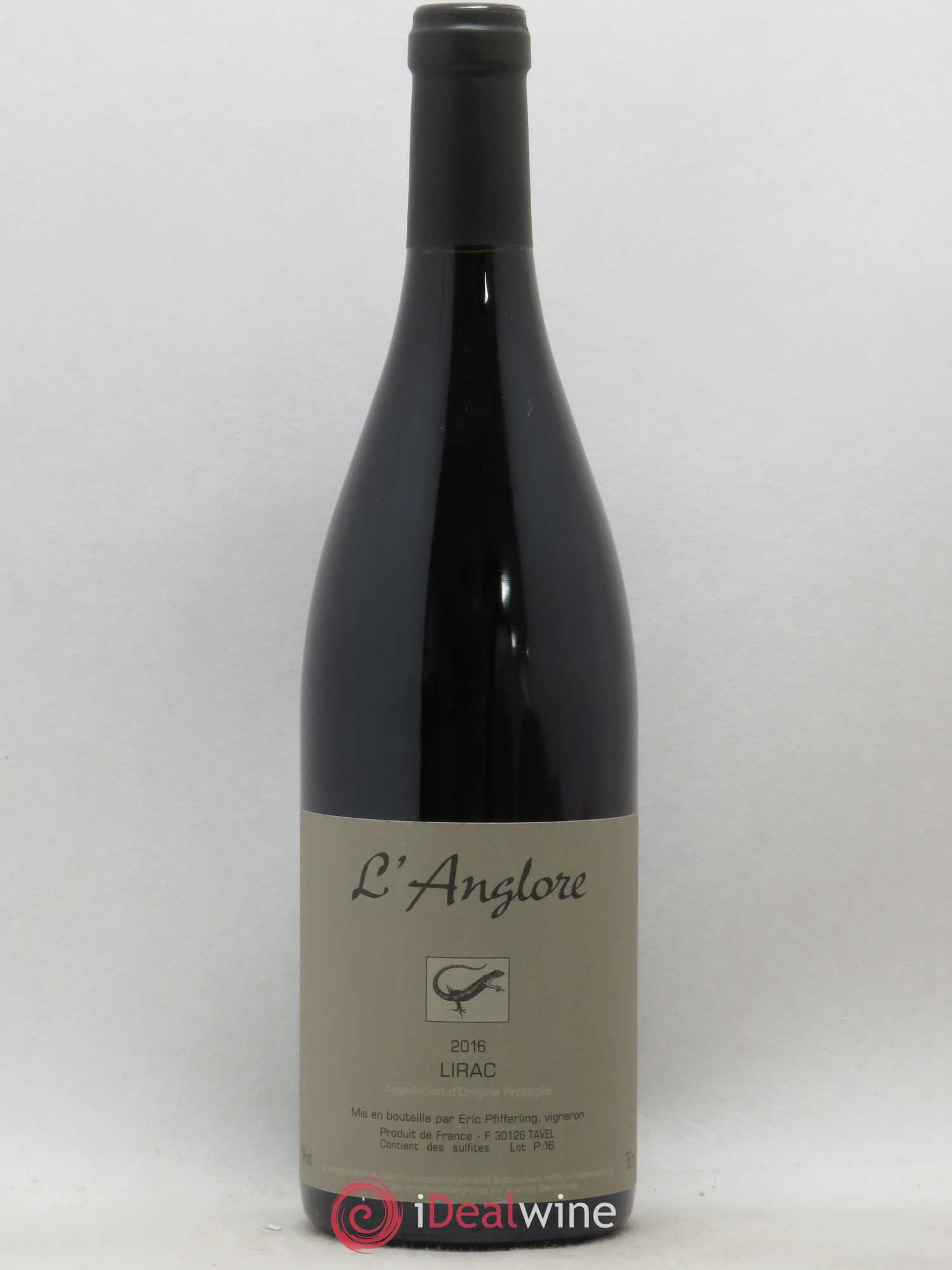 Lirac L'Anglore 2016 - Lot de 1 bouteille - 0