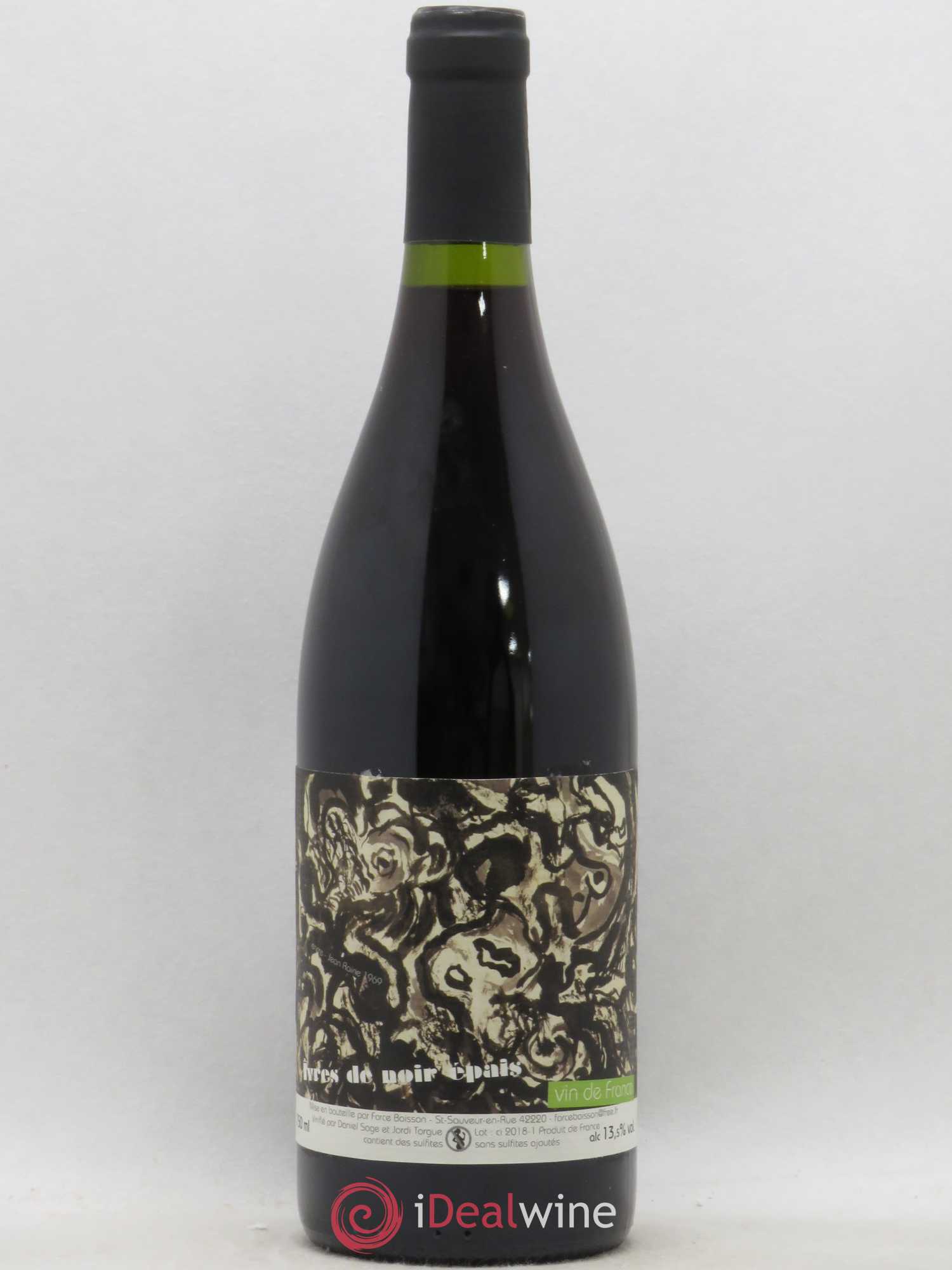 Vin de France Ivres de noir epais Grange Bara Daniel Sage 2018 - Posten von 1 Flasche - 0