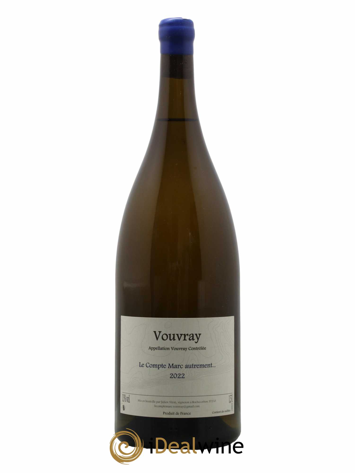 Vouvray Le Compte Marc Autrement Vedel 2022 - Lot of 1 magnum - 0