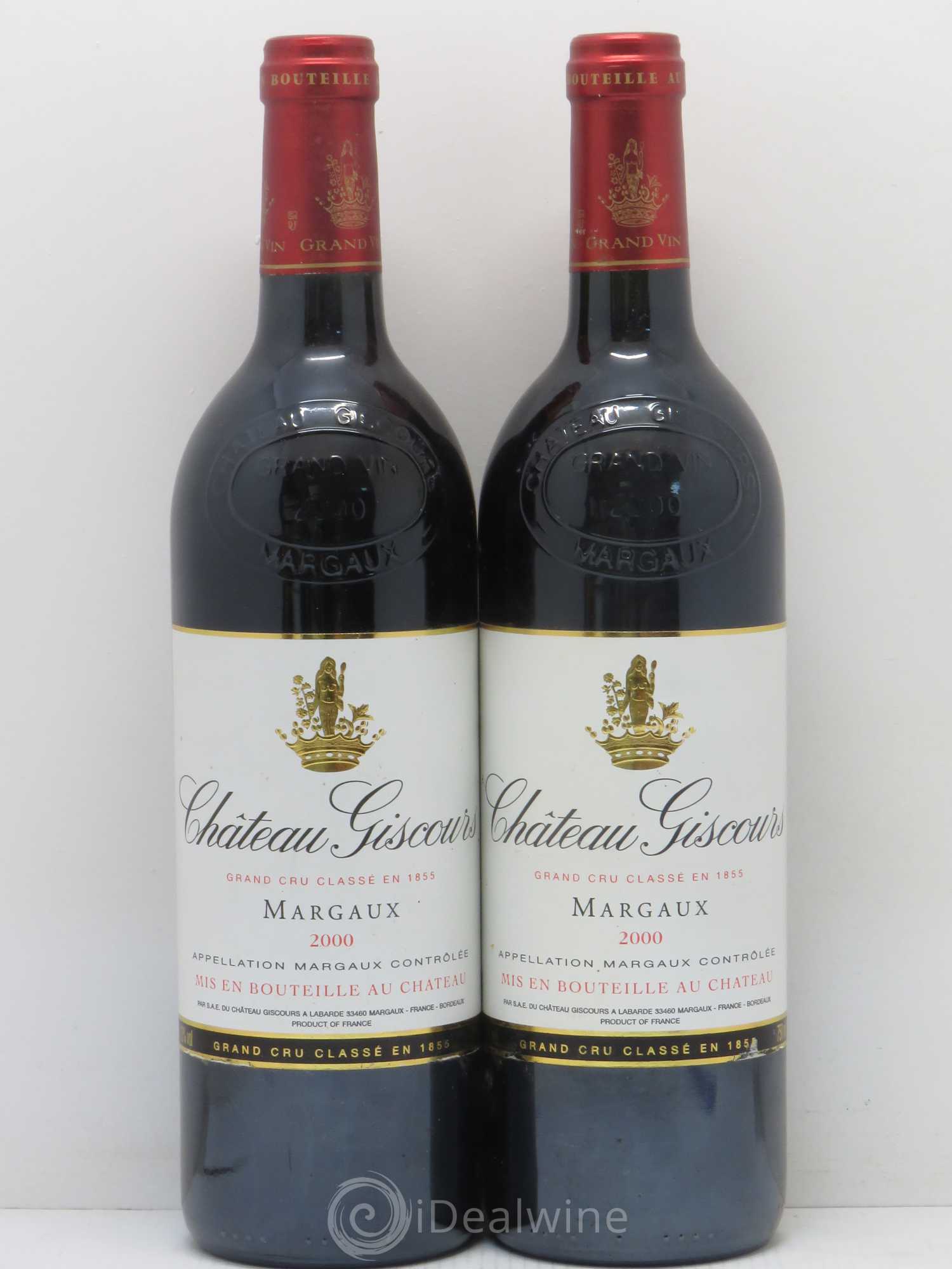 Château Giscours 3ème Grand Cru Classé 2000 - Lot de 2 bouteilles - 0