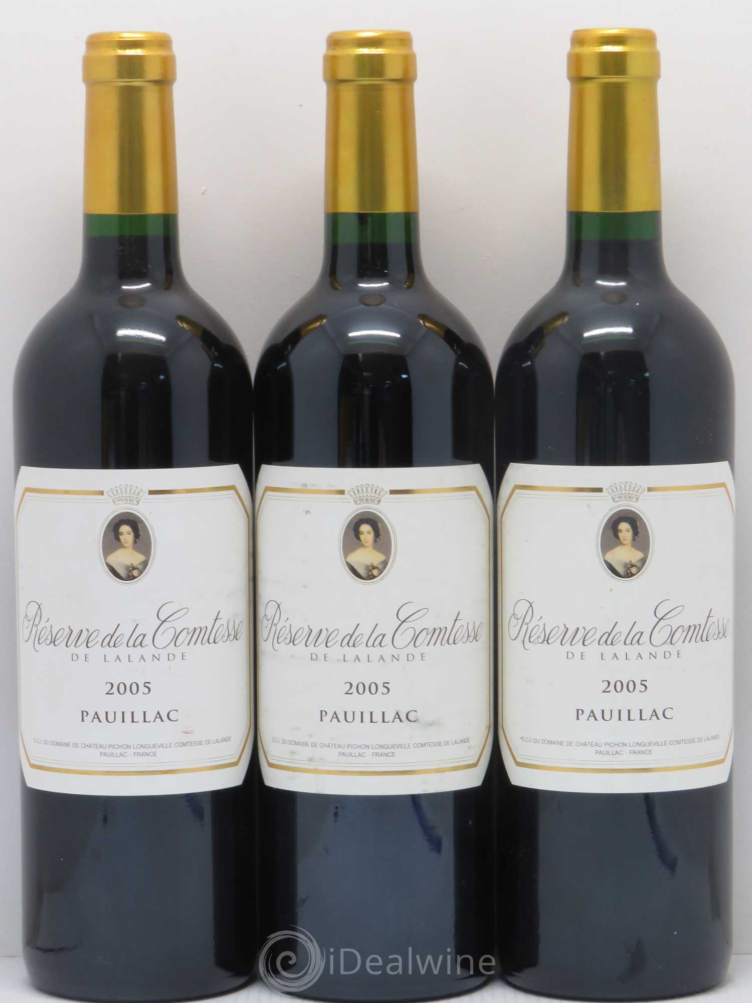 Réserve de la Comtesse Second Vin 2005 - Lot de 3 bouteilles - 0