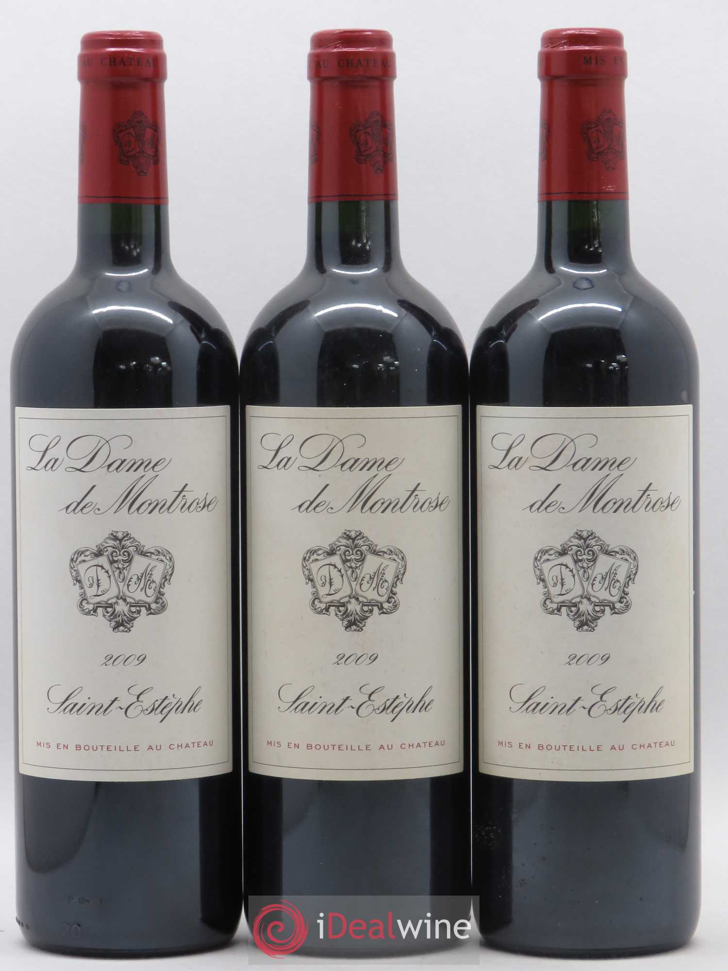 La Dame de Montrose Second Vin 2009 - Lot de 3 bouteilles - 0