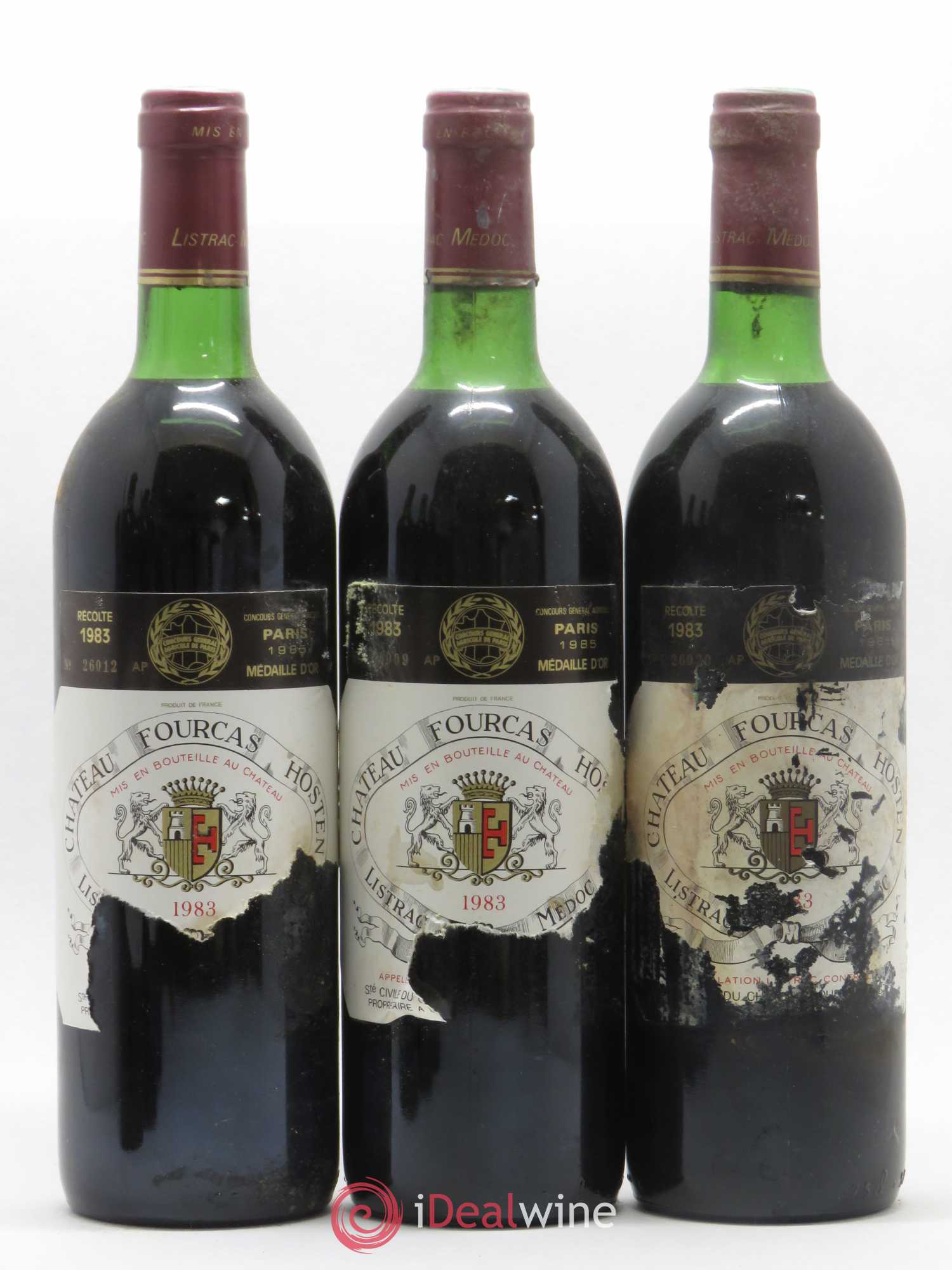 Château Fourcas Hosten Cru Bourgeois 1983 - Lot de 12 bouteilles - 4