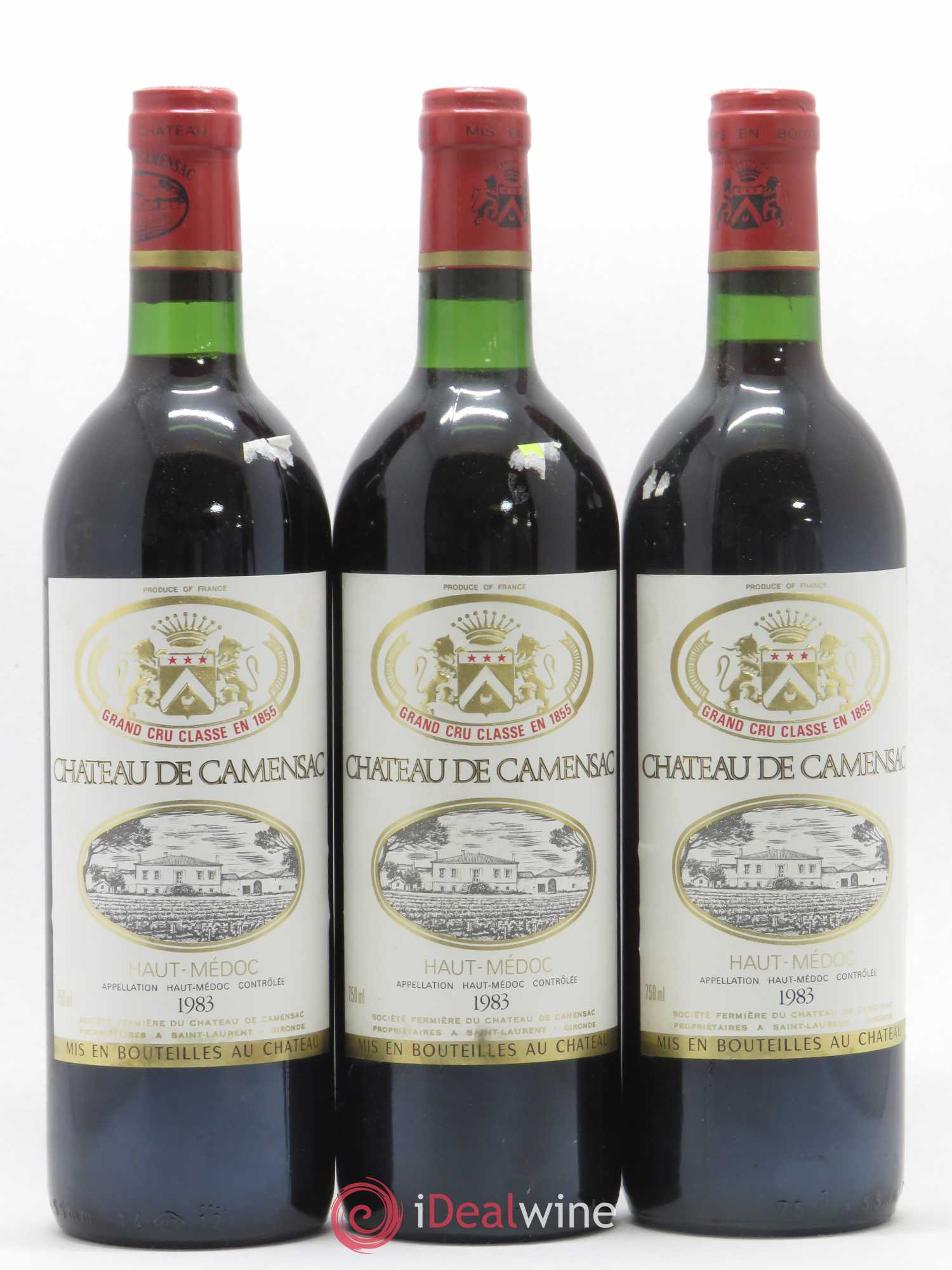 Château Camensac 5ème Grand Cru Classé 1983 - Lot de 12 bouteilles - 4