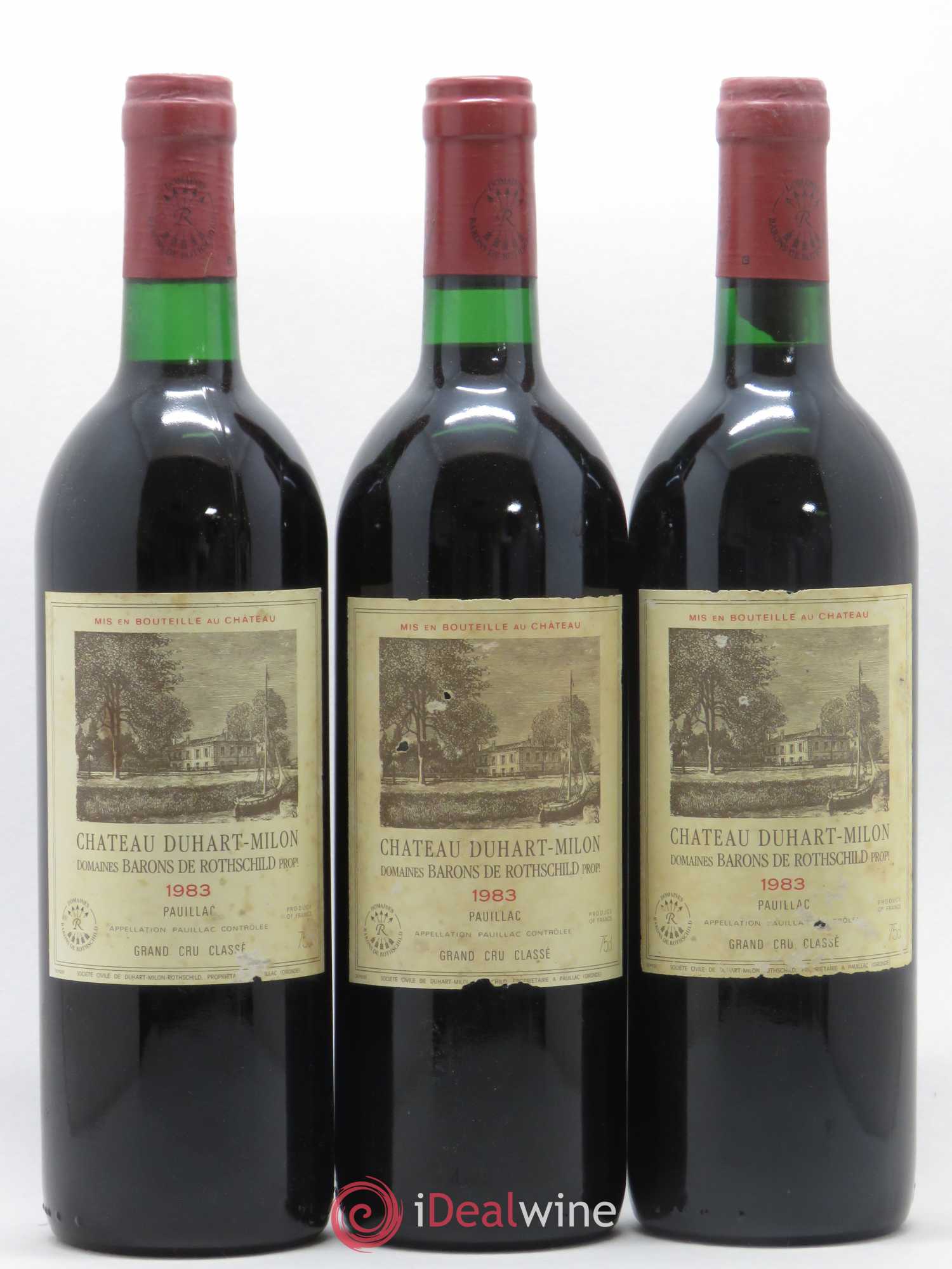 Château Duhart-Milon 4ème Grand Cru Classé 1983 - Lot de 12 bouteilles - 4