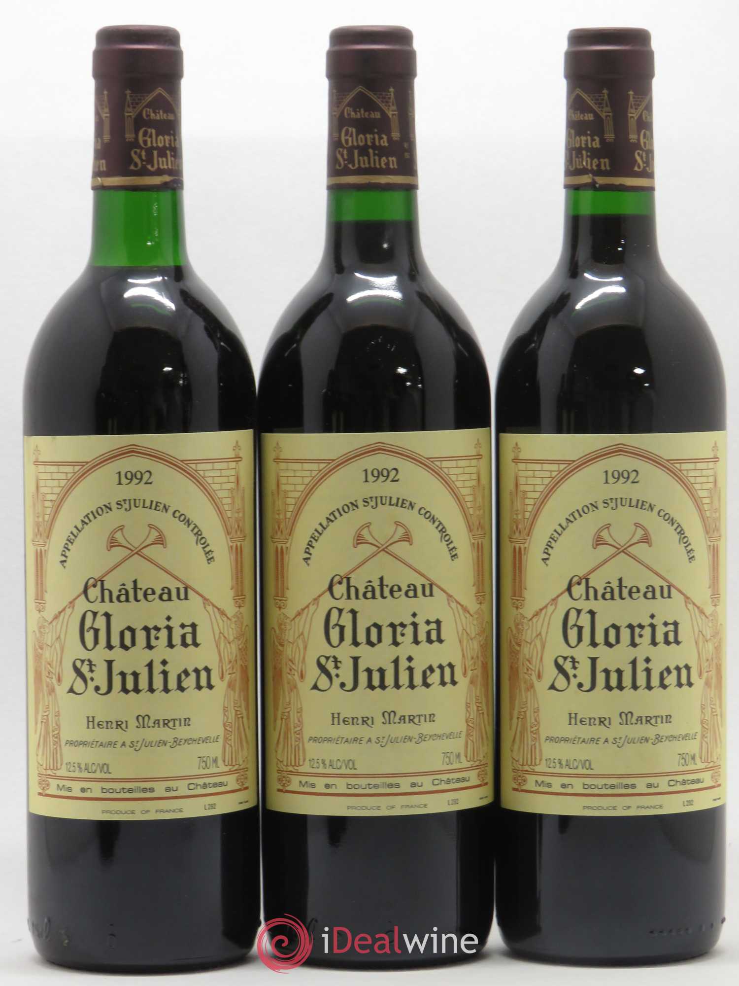 Château Gloria 1992 - Lot de 12 bouteilles - 3
