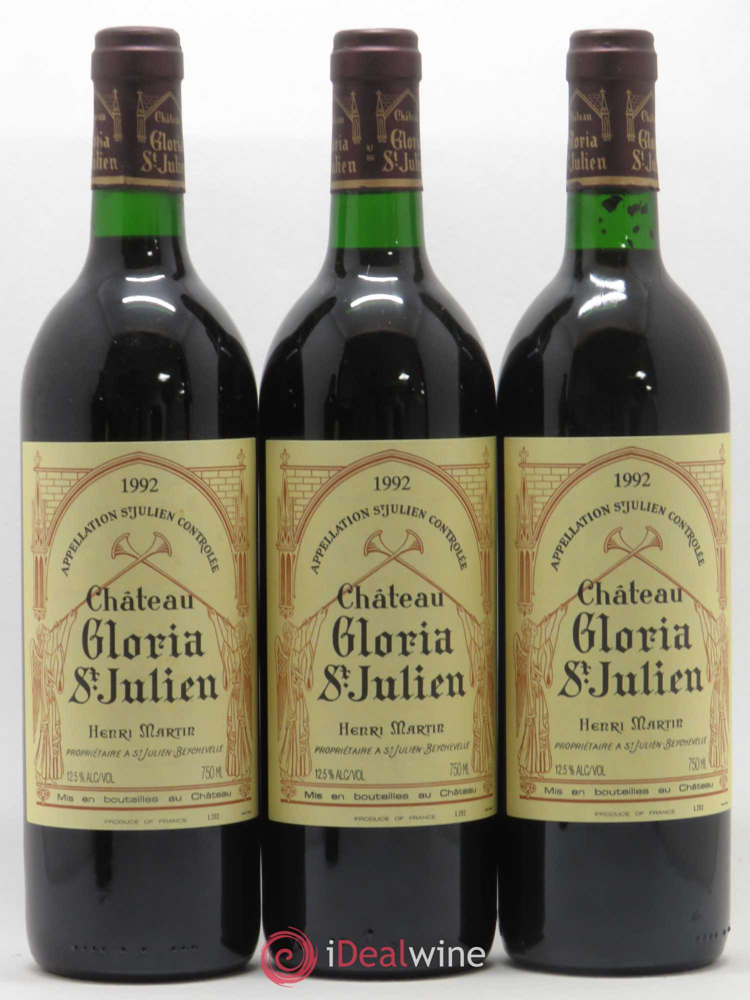 Château Gloria 1992 - Lot de 12 bouteilles - 4