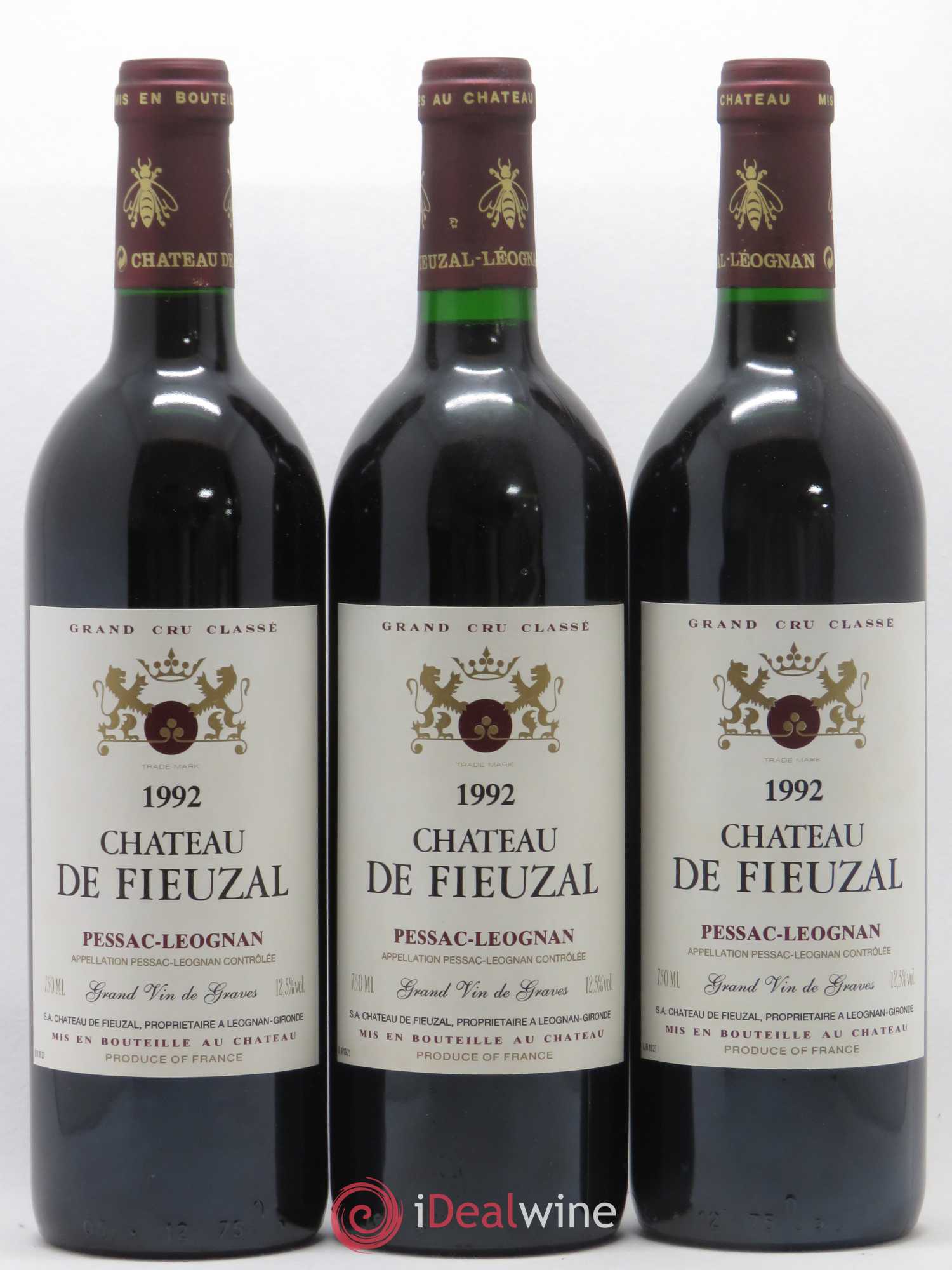Château de Fieuzal Cru Classé de Graves 1992 - Lot de 12 bouteilles - 4