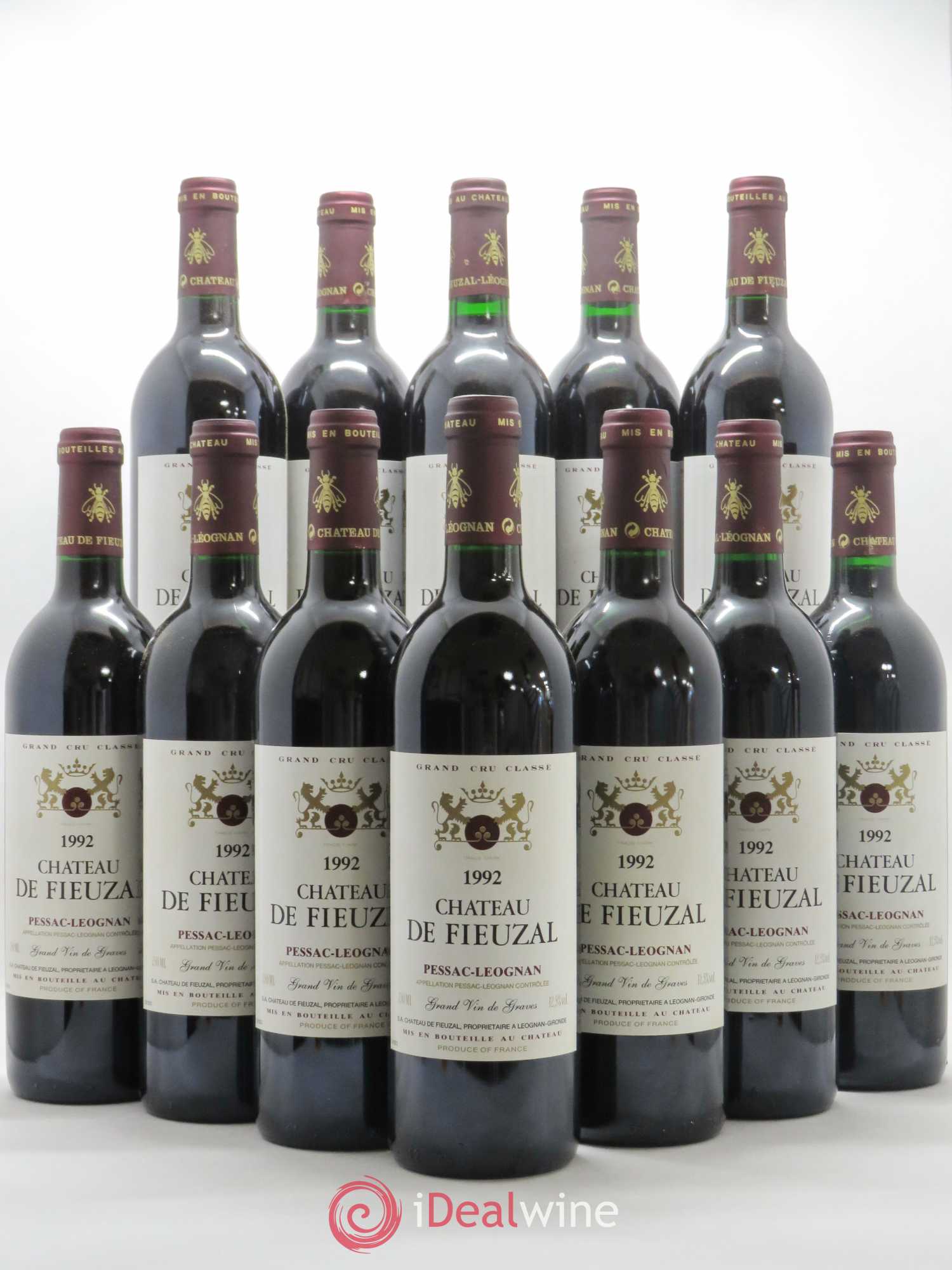 Château de Fieuzal Cru Classé de Graves 1992 - Lot de 12 bouteilles - 0
