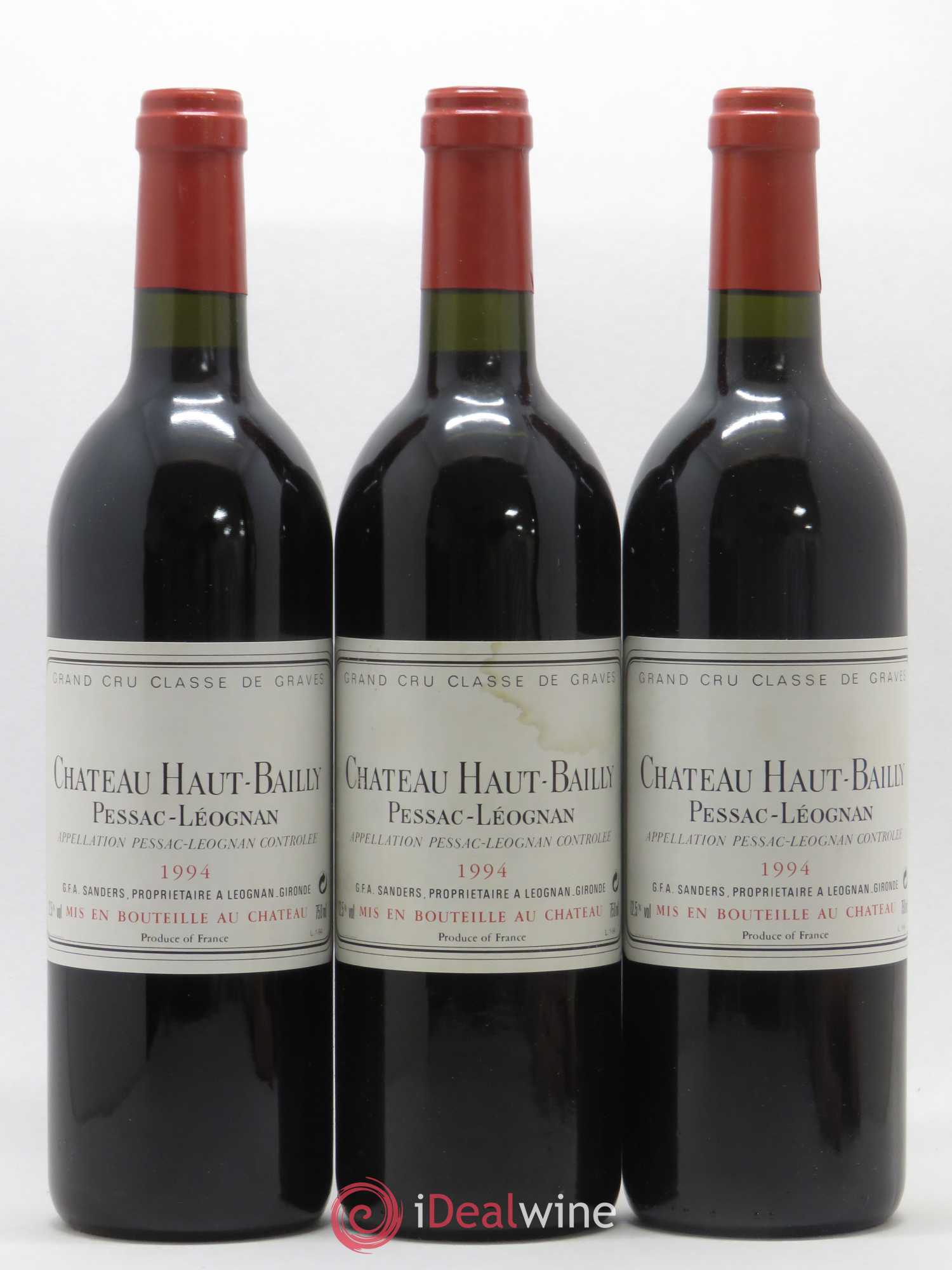 Château Haut-Bailly Cru Classé de Graves 1994 - Lot de 12 bouteilles - 1