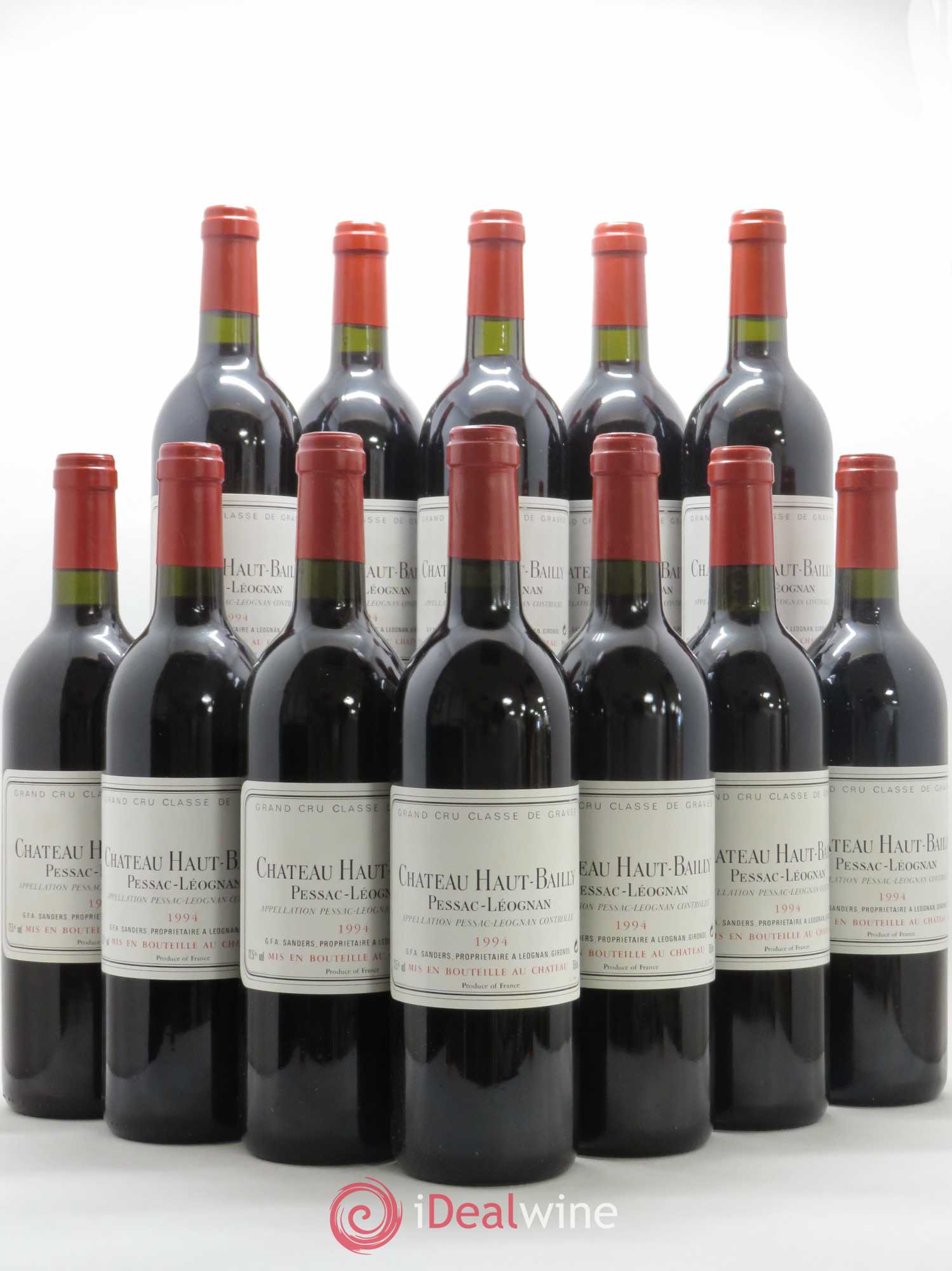 Château Haut-Bailly Cru Classé de Graves 1994 - Lot de 12 bouteilles - 0