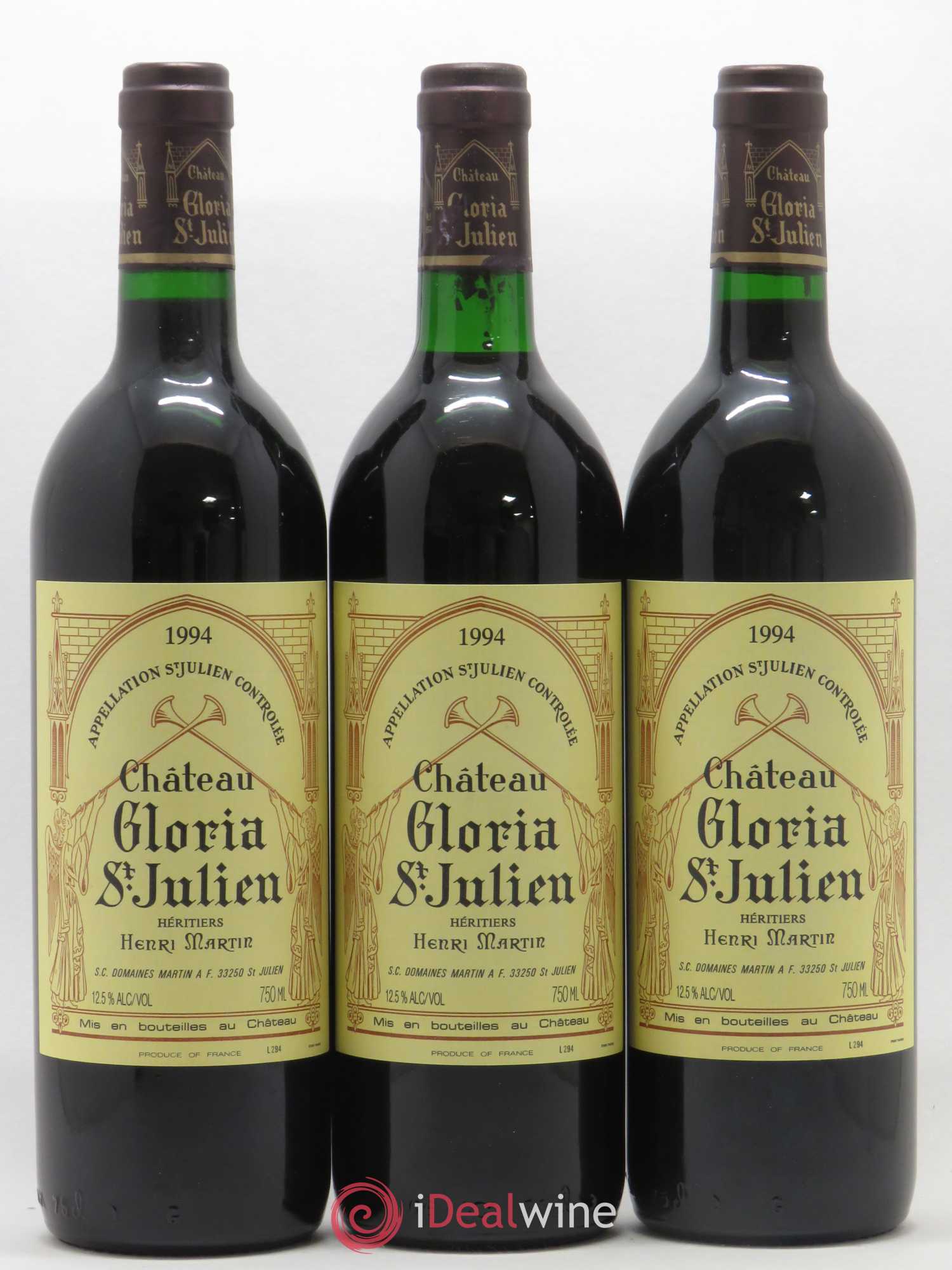Château Gloria 1994 - Lot de 12 bouteilles - 3