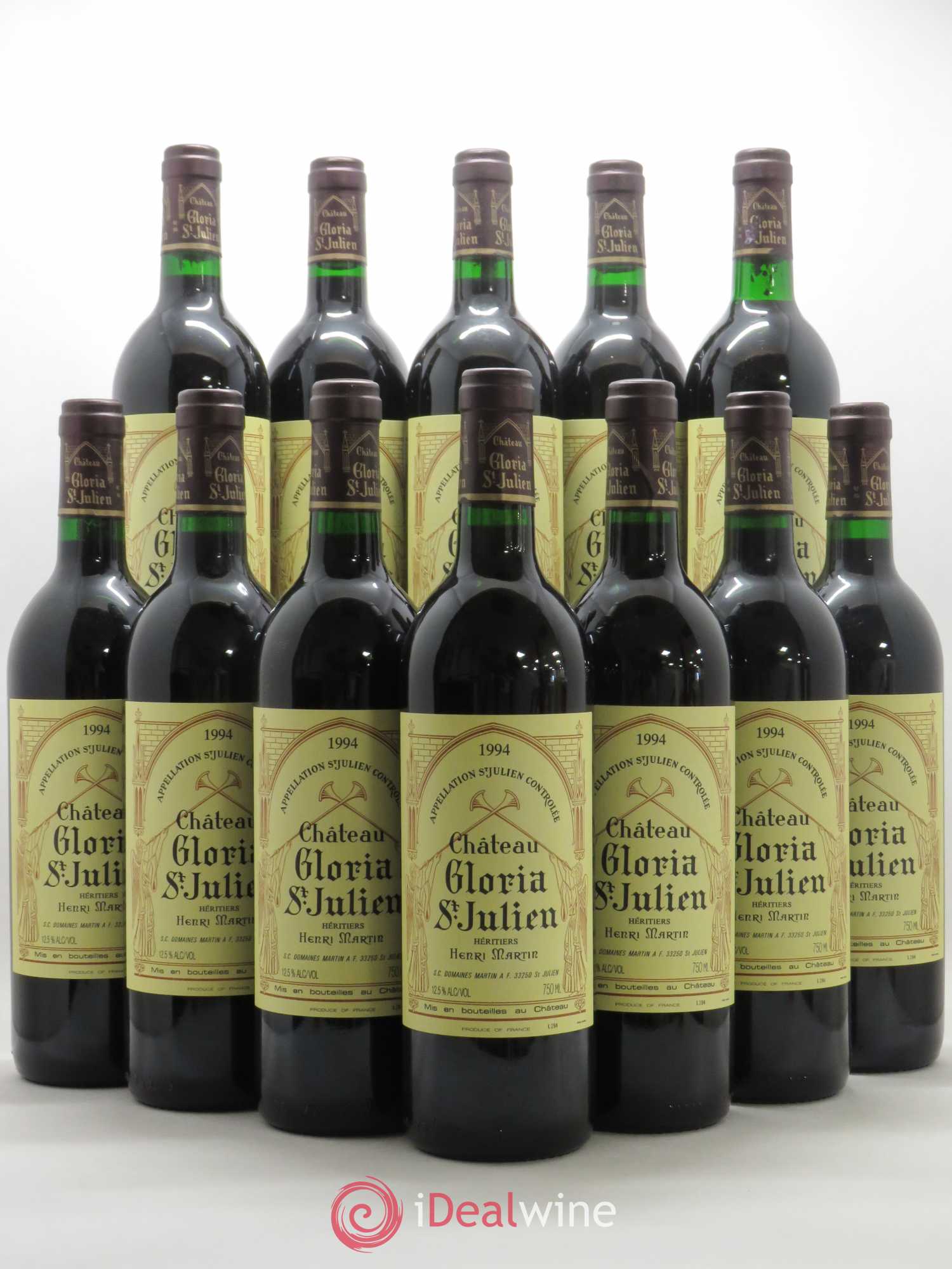 Château Gloria 1994 - Lot de 12 bouteilles - 0