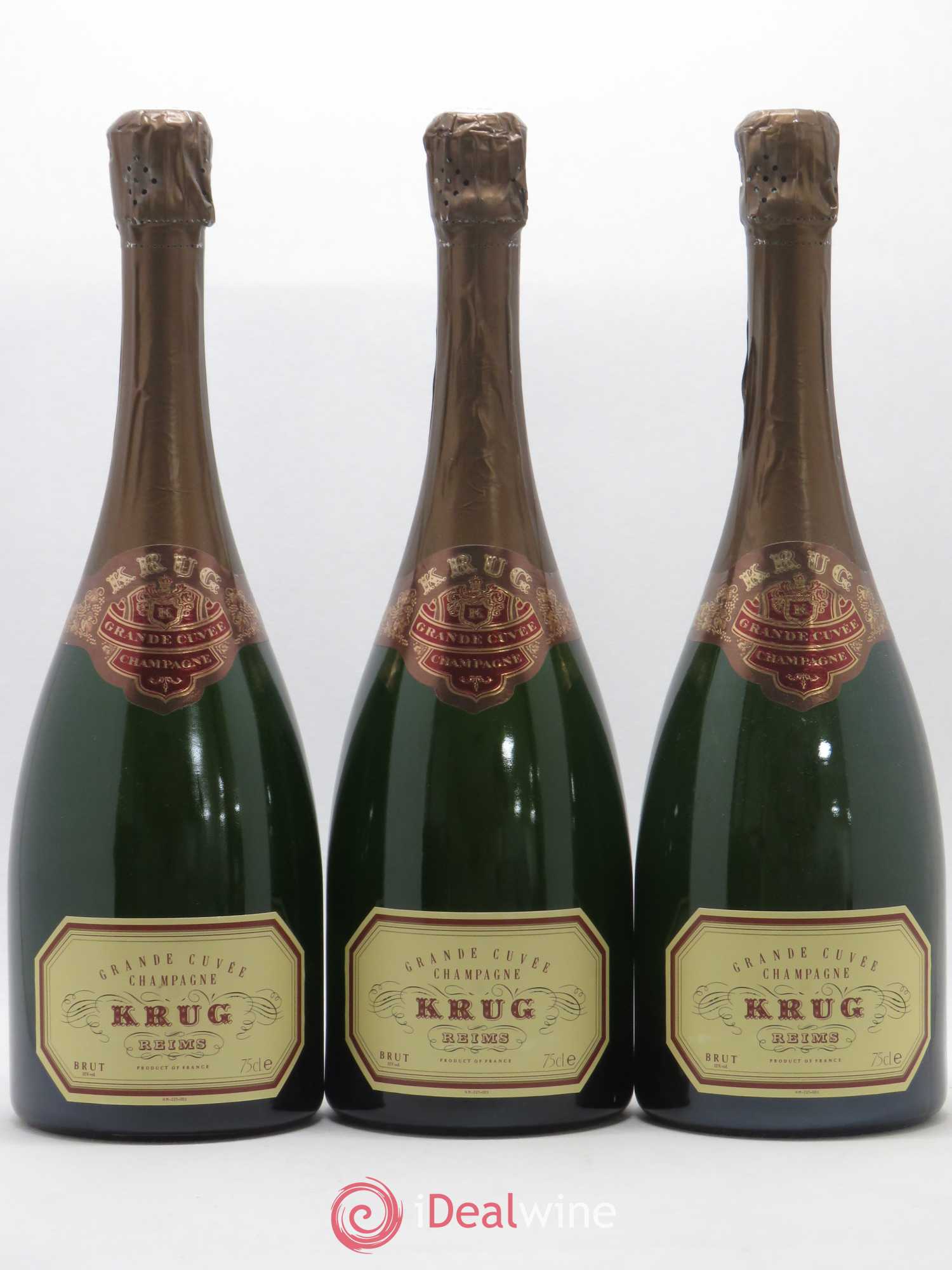 Grande Cuvée Brut Krug - Lot de 3 bouteilles - 0