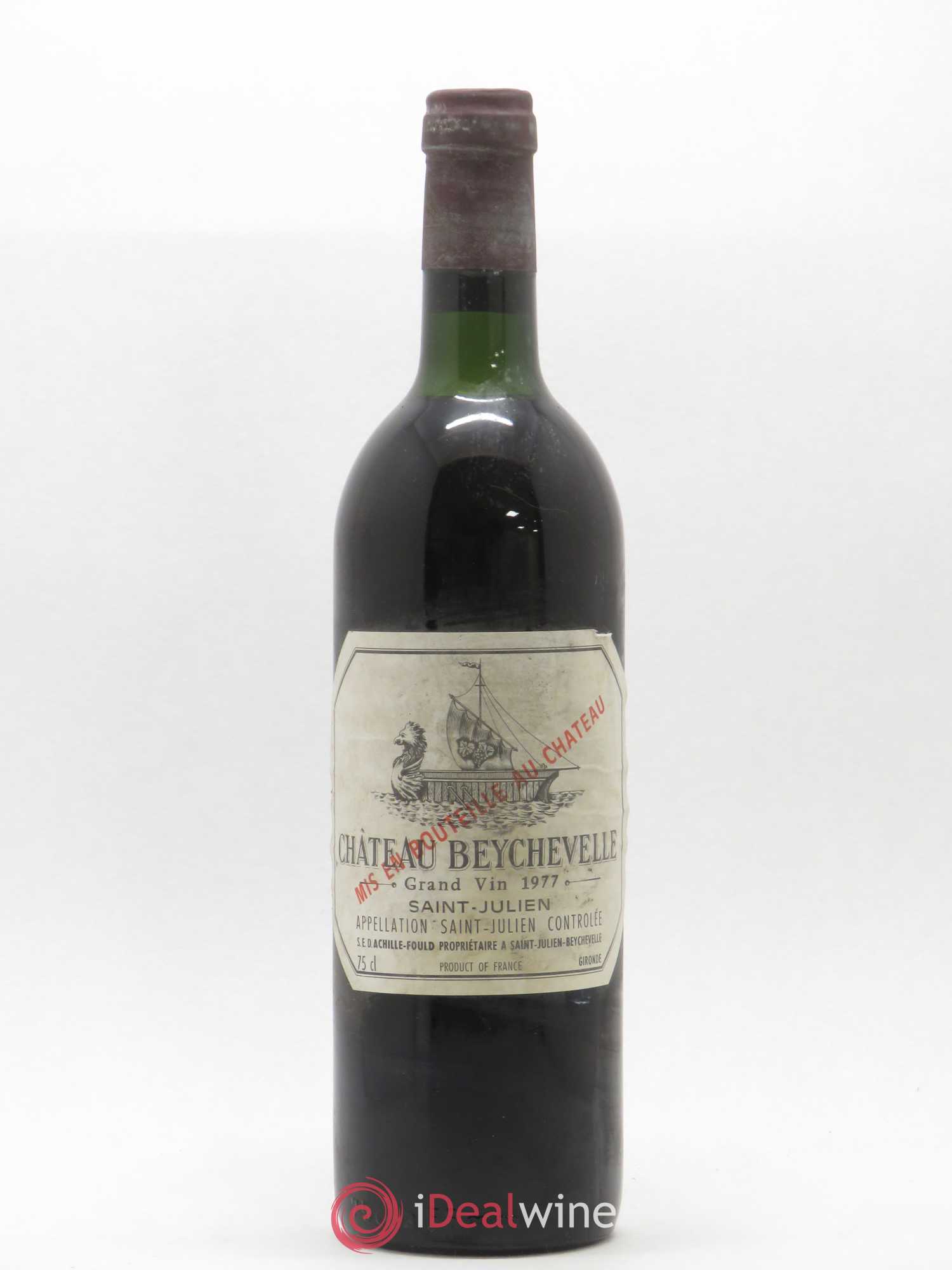 Château Beychevelle 4ème Grand Cru Classé 1977 - Lot de 1 bouteille - 0