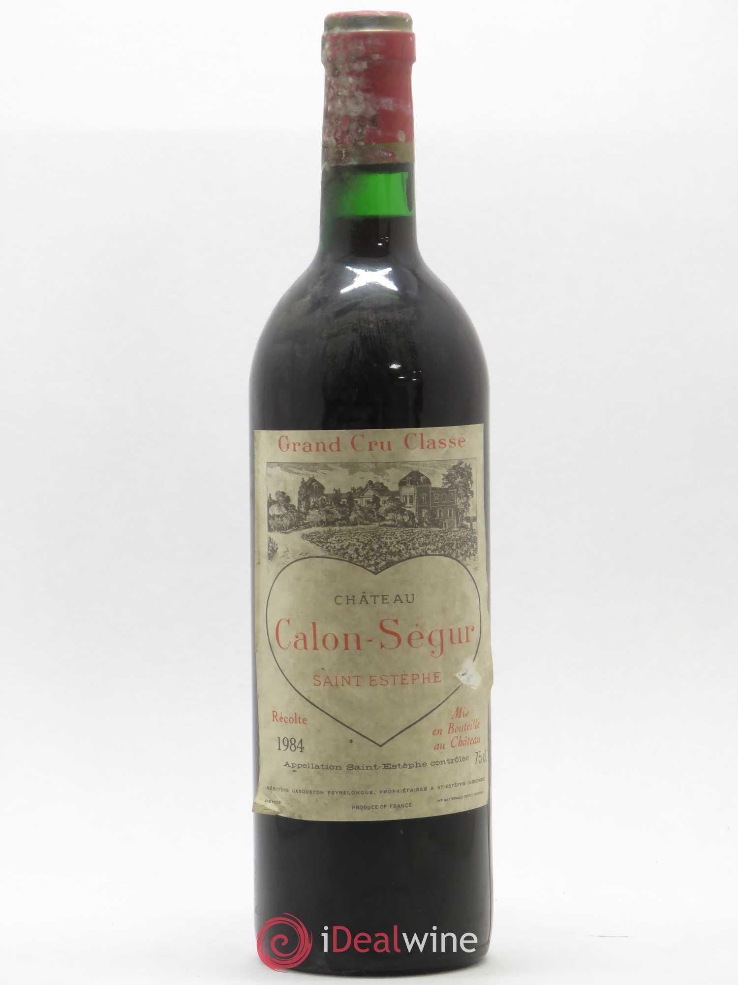 Château Calon Ségur 3ème Grand Cru Classé 1984 - Lot de 1 bouteille - 0