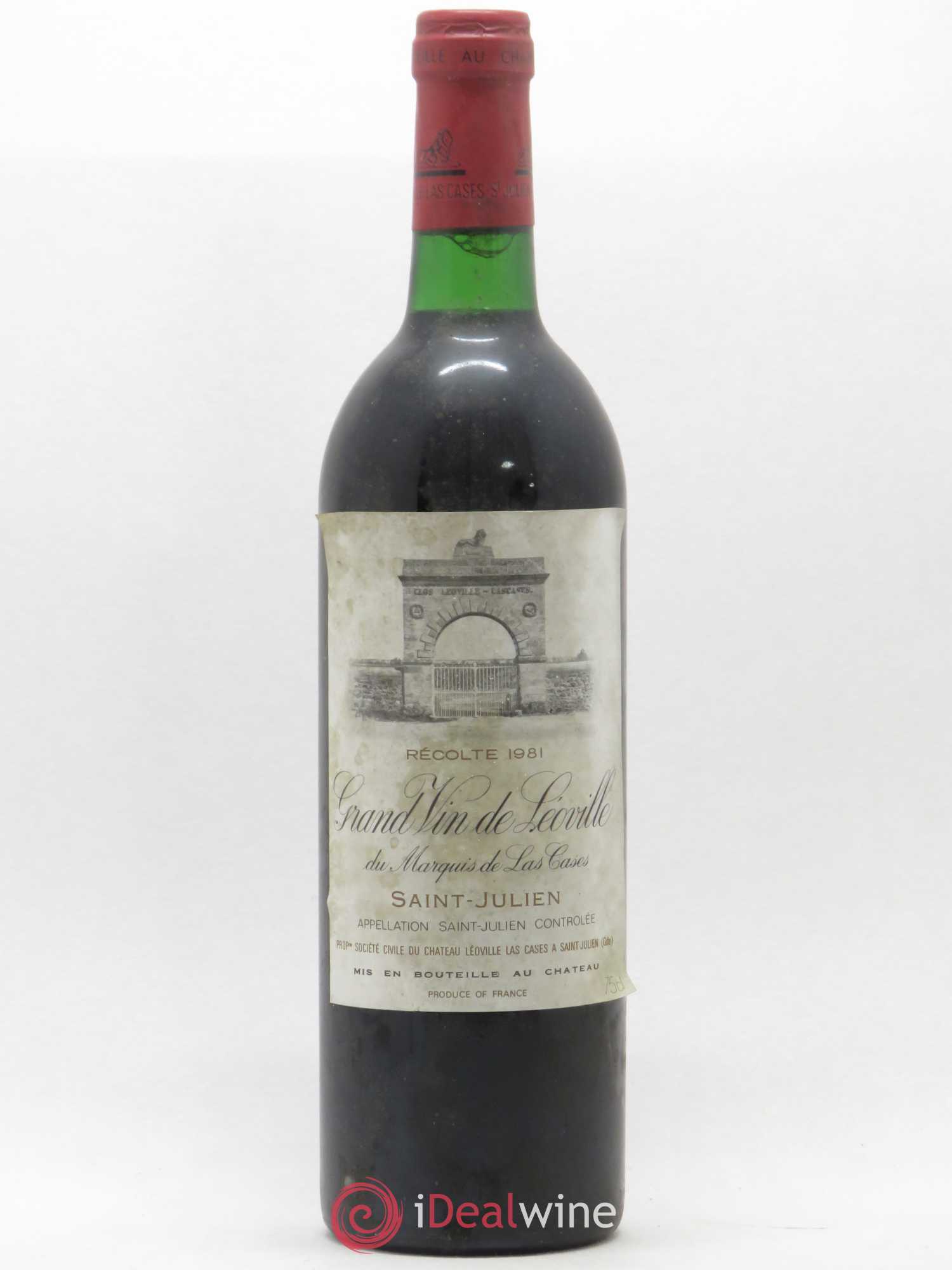 Château Léoville Las Cases 2ème Grand Cru Classé 1981 - Lot de 1 bouteille - 0