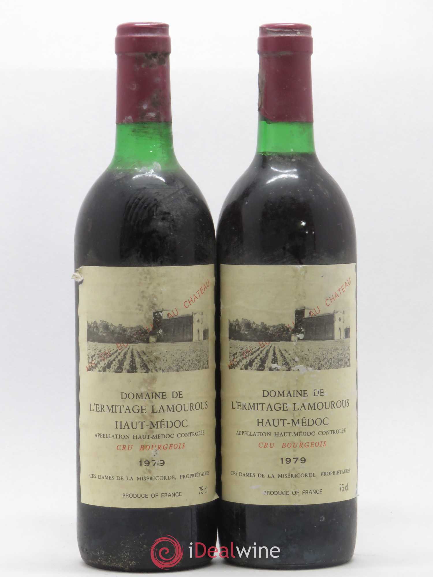 Bordeaux L'ermitage Lamourous 1979 - Posten von 2 Flaschen - 0