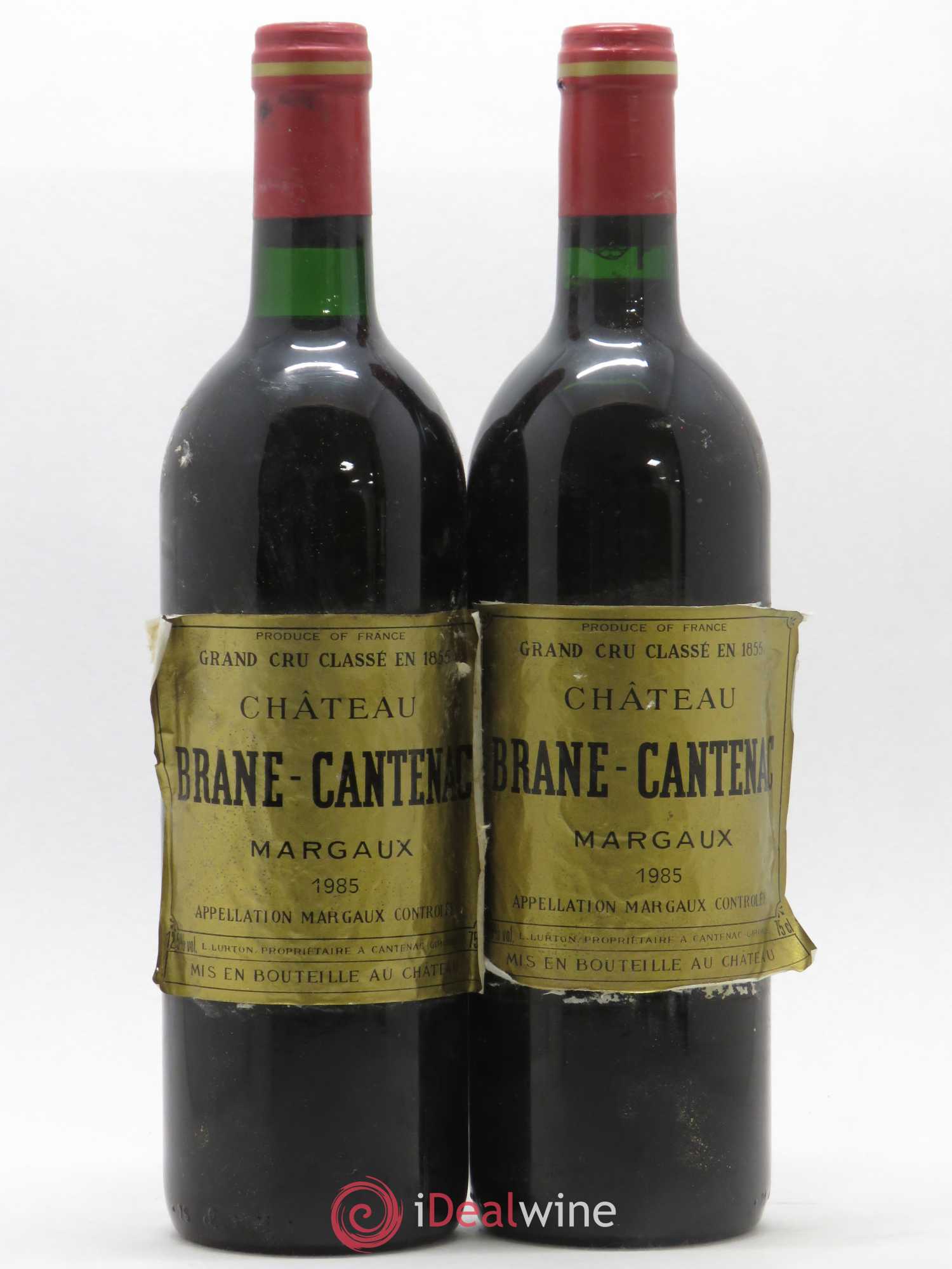 Château Brane Cantenac 2ème Grand Cru Classé 1985 - Lot de 2 bouteilles - 0