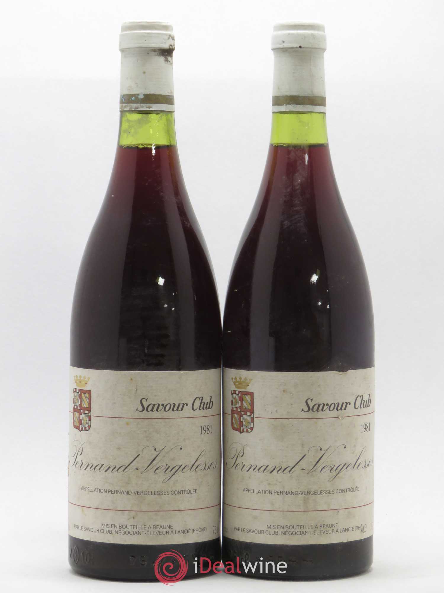 Pernand-Vergelesses Savour Club 1981 - Lot de 2 bouteilles - 0