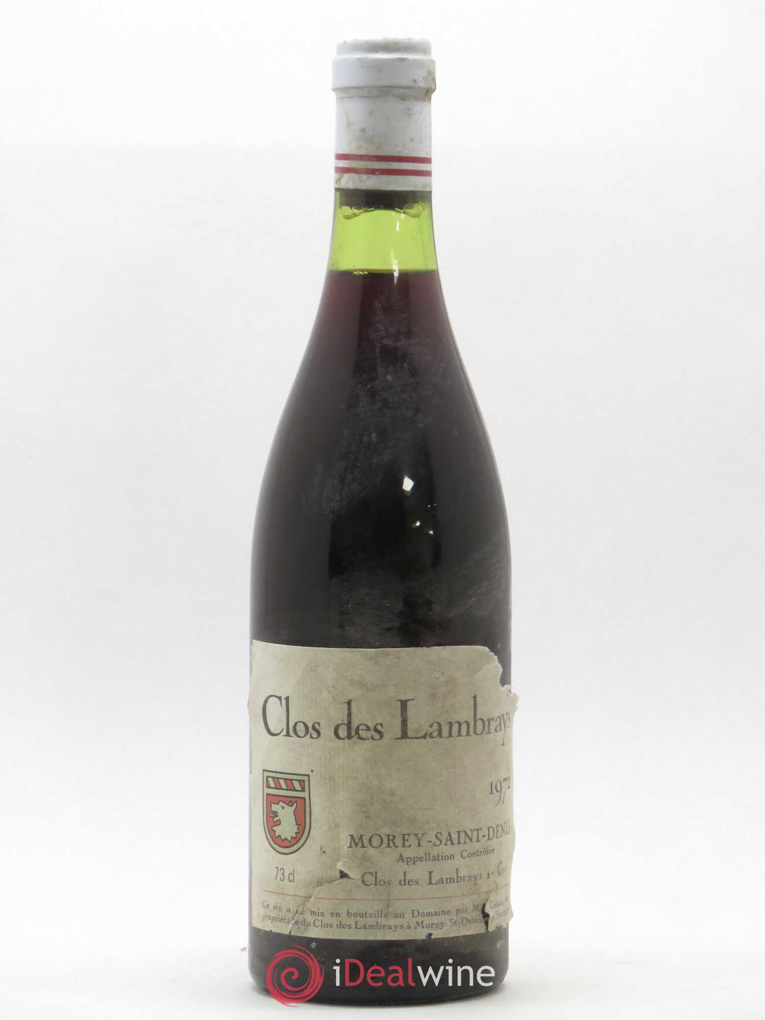 Clos des Lambrays Grand Cru Domaine des Lambrays 1972 - Lot de 1 bouteille - 0