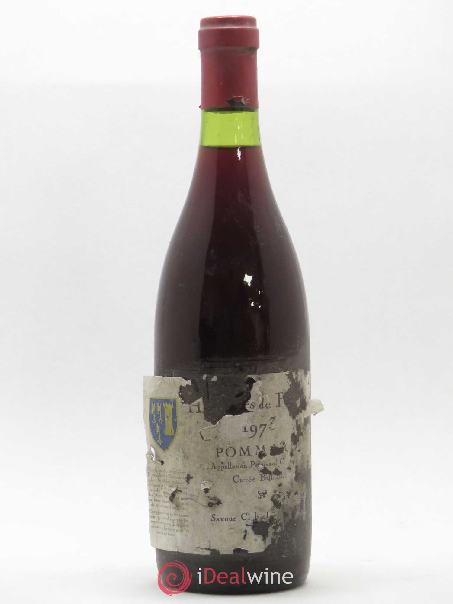 Pommard Hospices de Beaune Cuvée Billardet Savour Club 1973 - Posten von 1 Flasche - 0