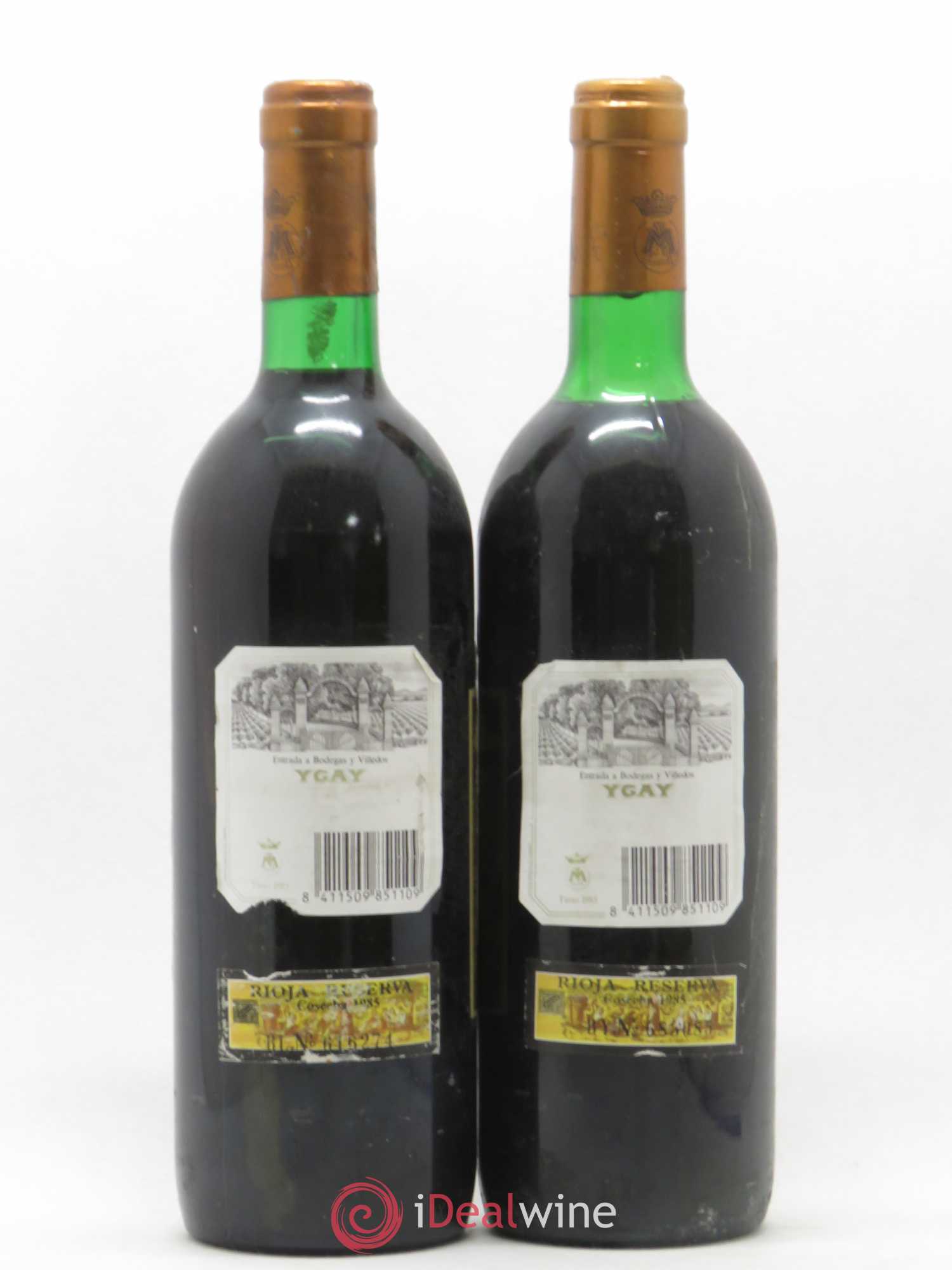 Rioja DOCA Reserva Marqués de Murrieta Ygay 1985 - Posten von 2 Flaschen - 1