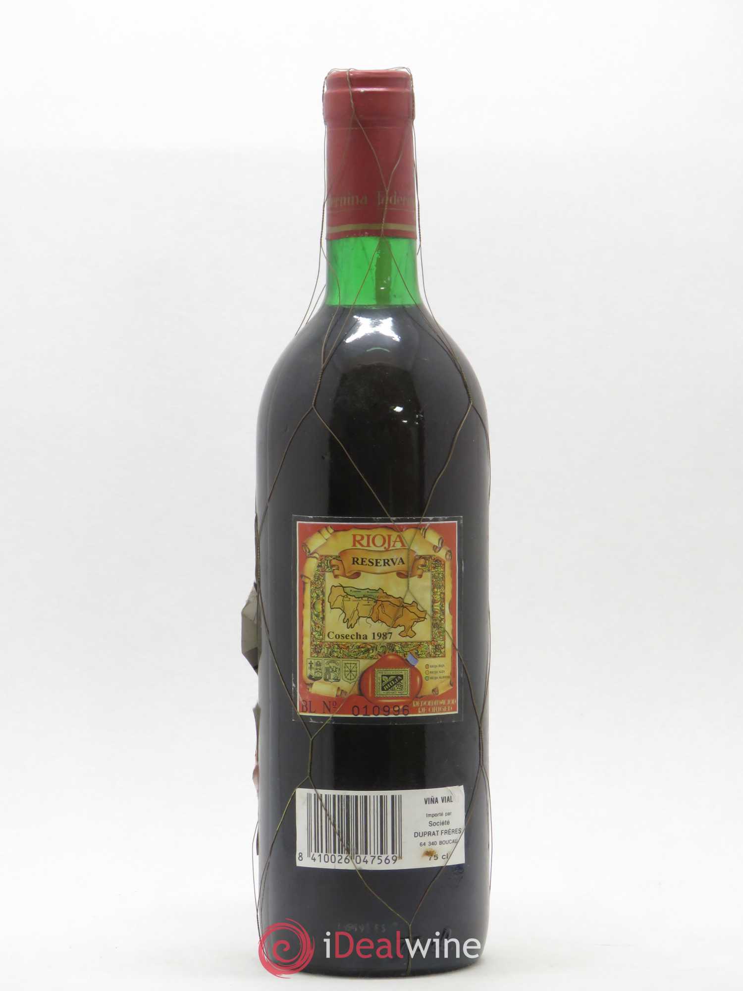 Rioja DOCA Frederico Paternina Viña Vial Reserva 1987 - Lotto di 1 bottiglia - 1