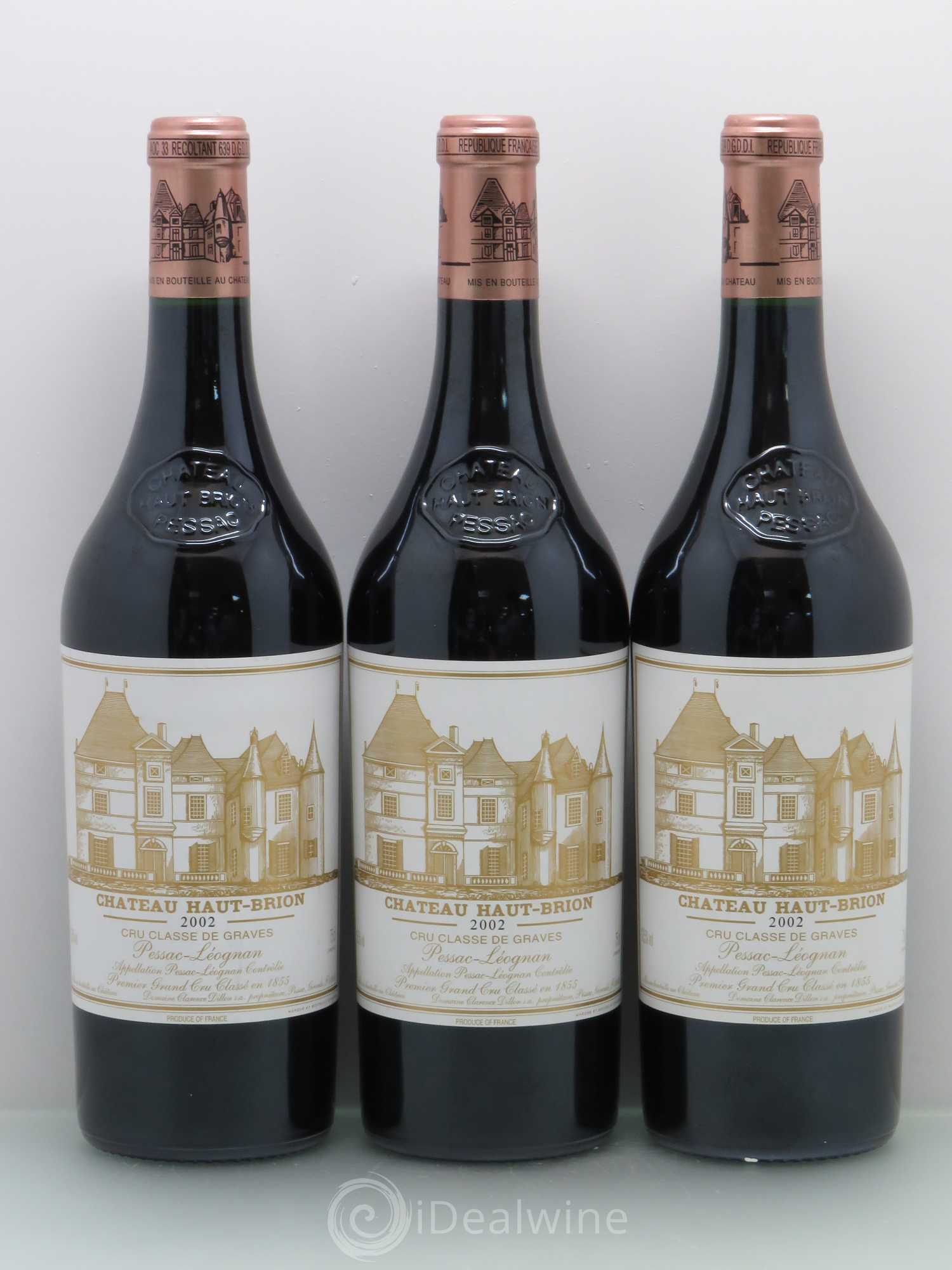 Château Haut Brion 1er Grand Cru Classé 2002 - Lot de 6 bouteilles - 2