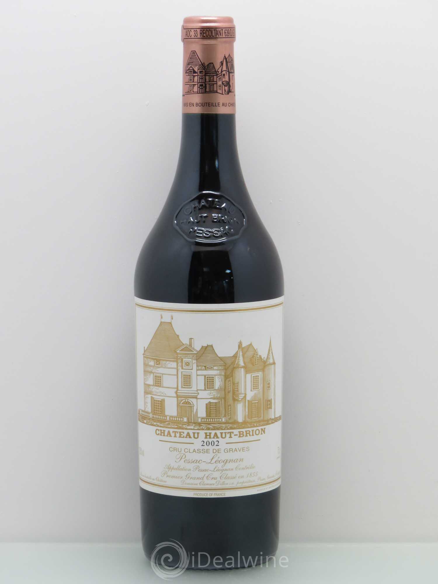 Château Haut Brion 1er Grand Cru Classé 2002 - Lot de 1 bouteille - 0