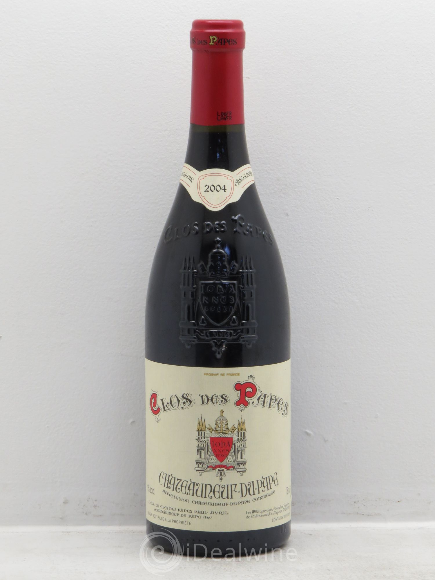 Châteauneuf-du-Pape Clos des Papes - Paul Avril 2004 - Lot de 1 bouteille - 0